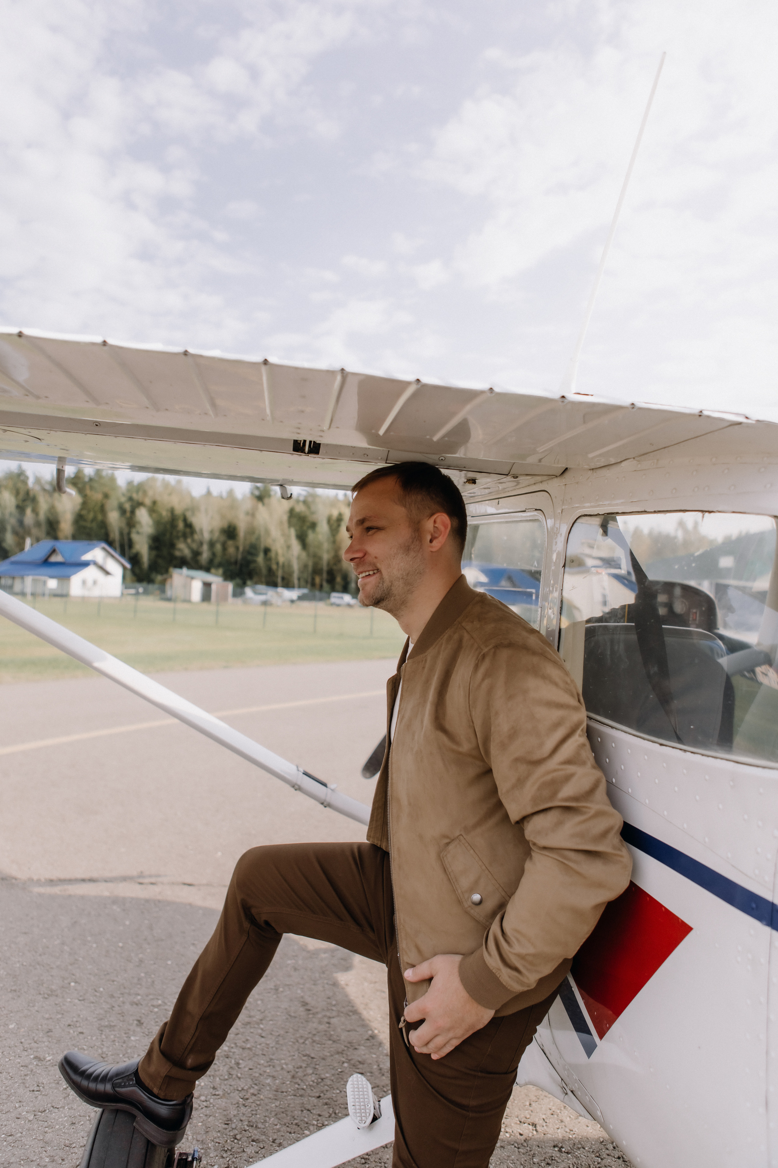 Лавстори на аэродроме. Фотограф в Москве Ольга Сатони