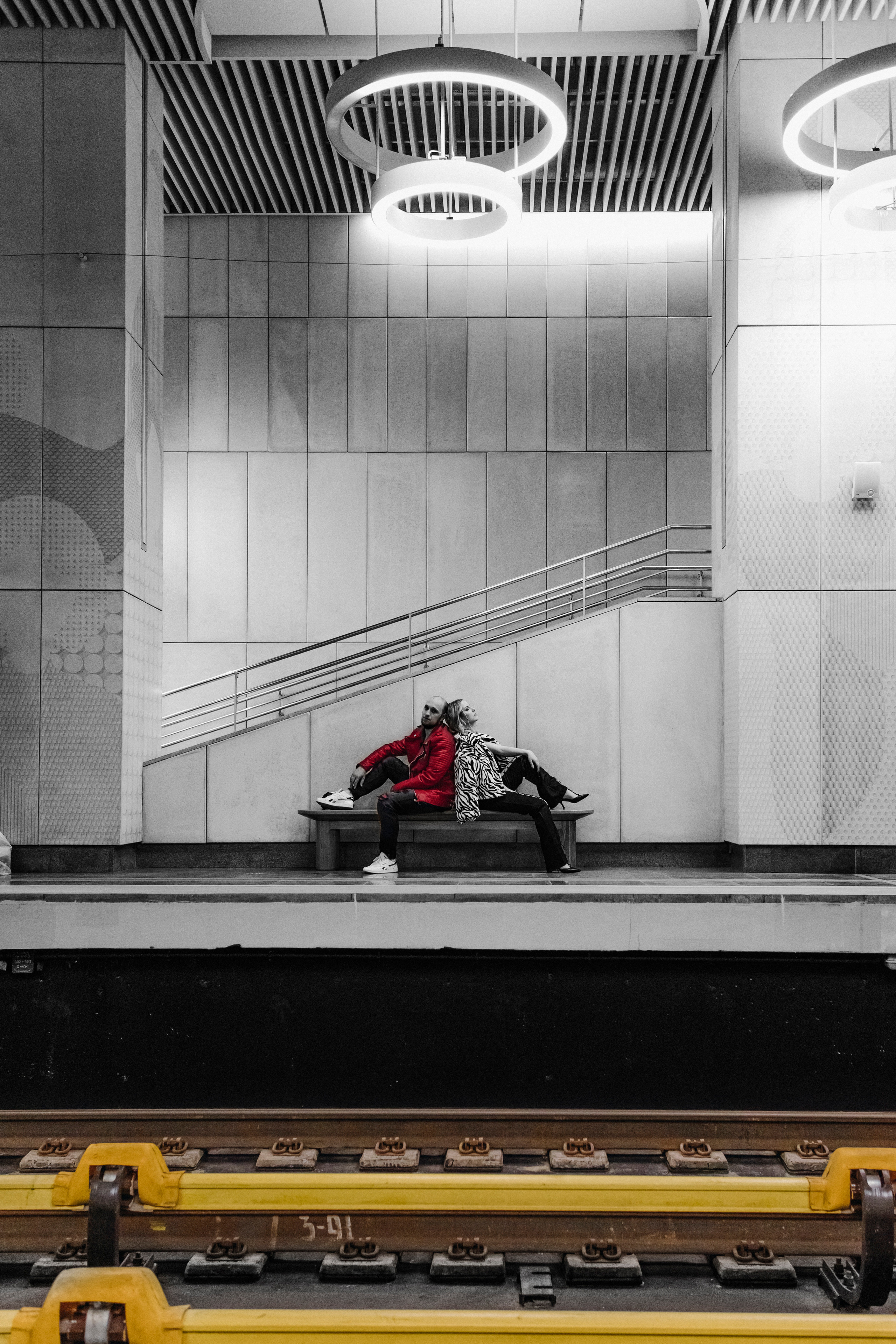 Лавстори в метро. Фотограф в Москве Ольга Сатони