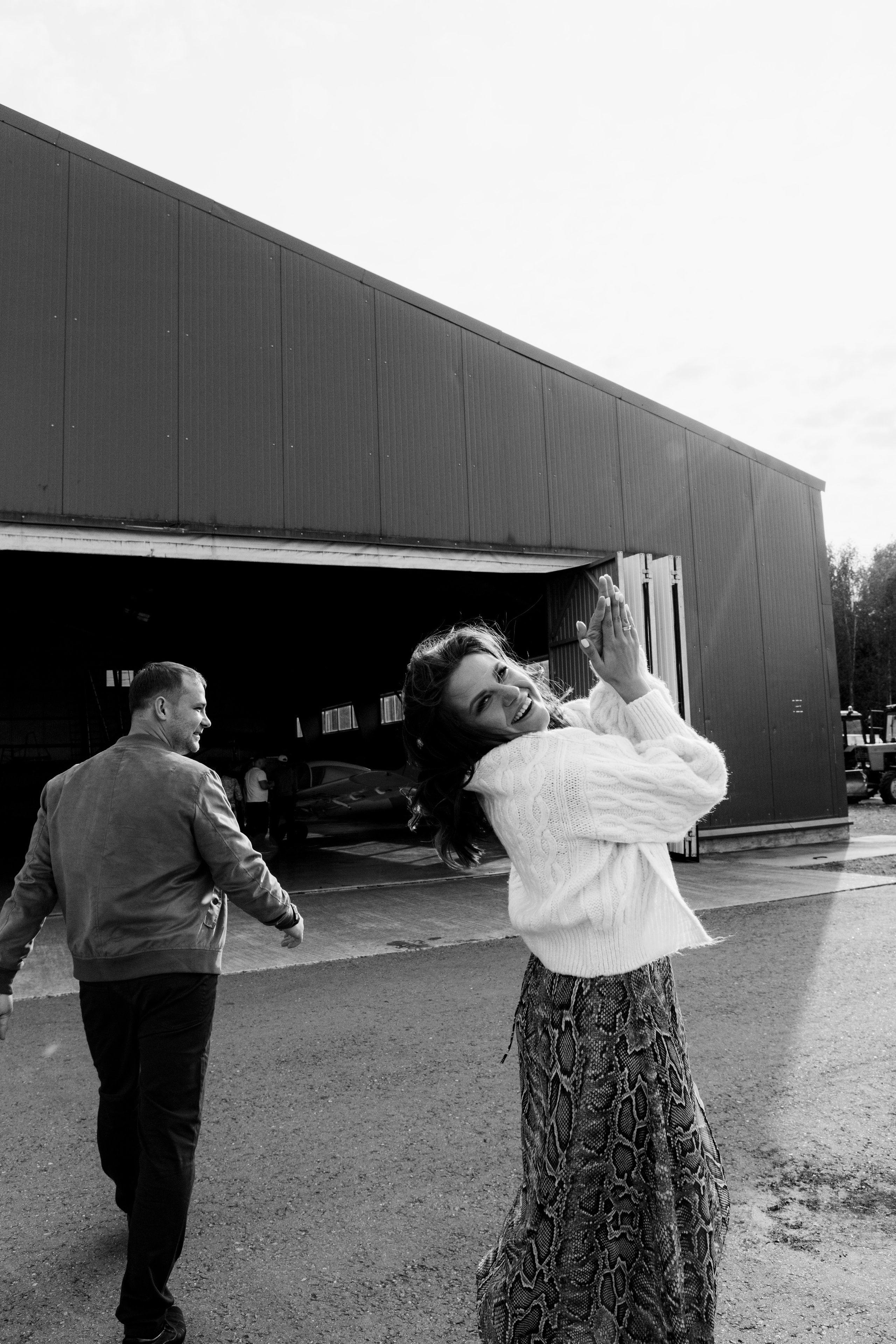 Лавстори на аэродроме. Фотограф в Москве Ольга Сатони