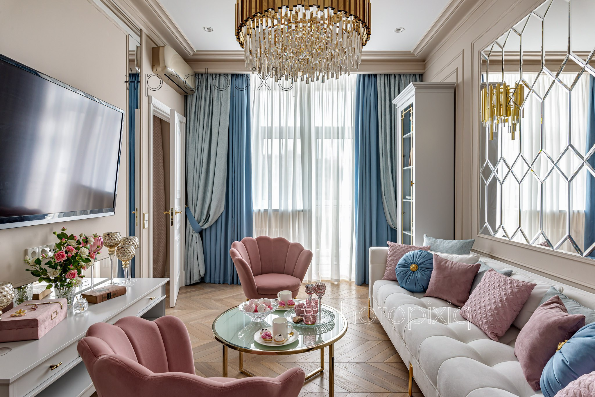 Интерьерная фотосъёмка квартиры на Тверской. Интерьерная съёмка и виртуальные туры — Интерьерный фотограф Кузнецов Сергей (photopixiq)