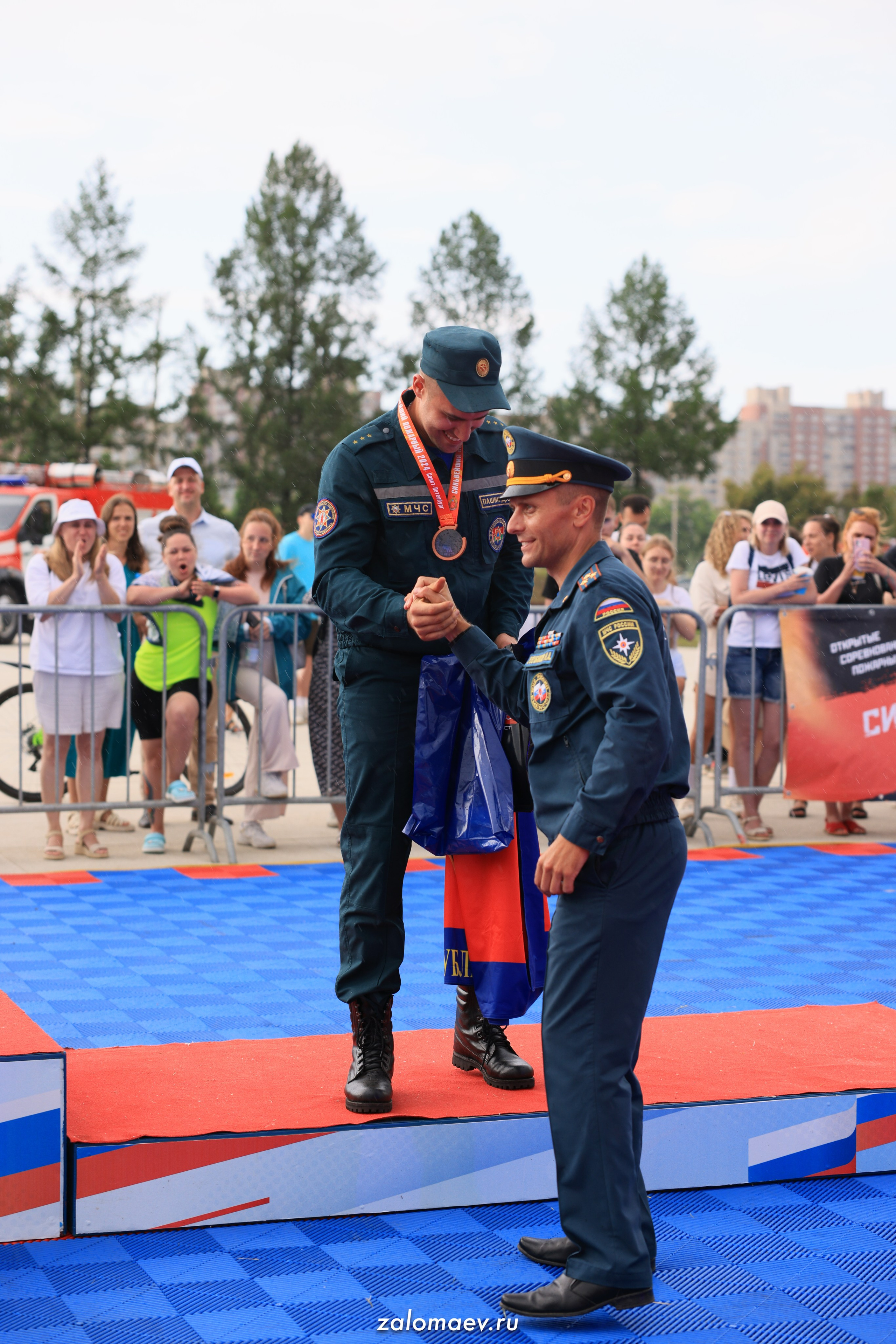 Сильнейший пожарный. Фотограф Александр Заломаев