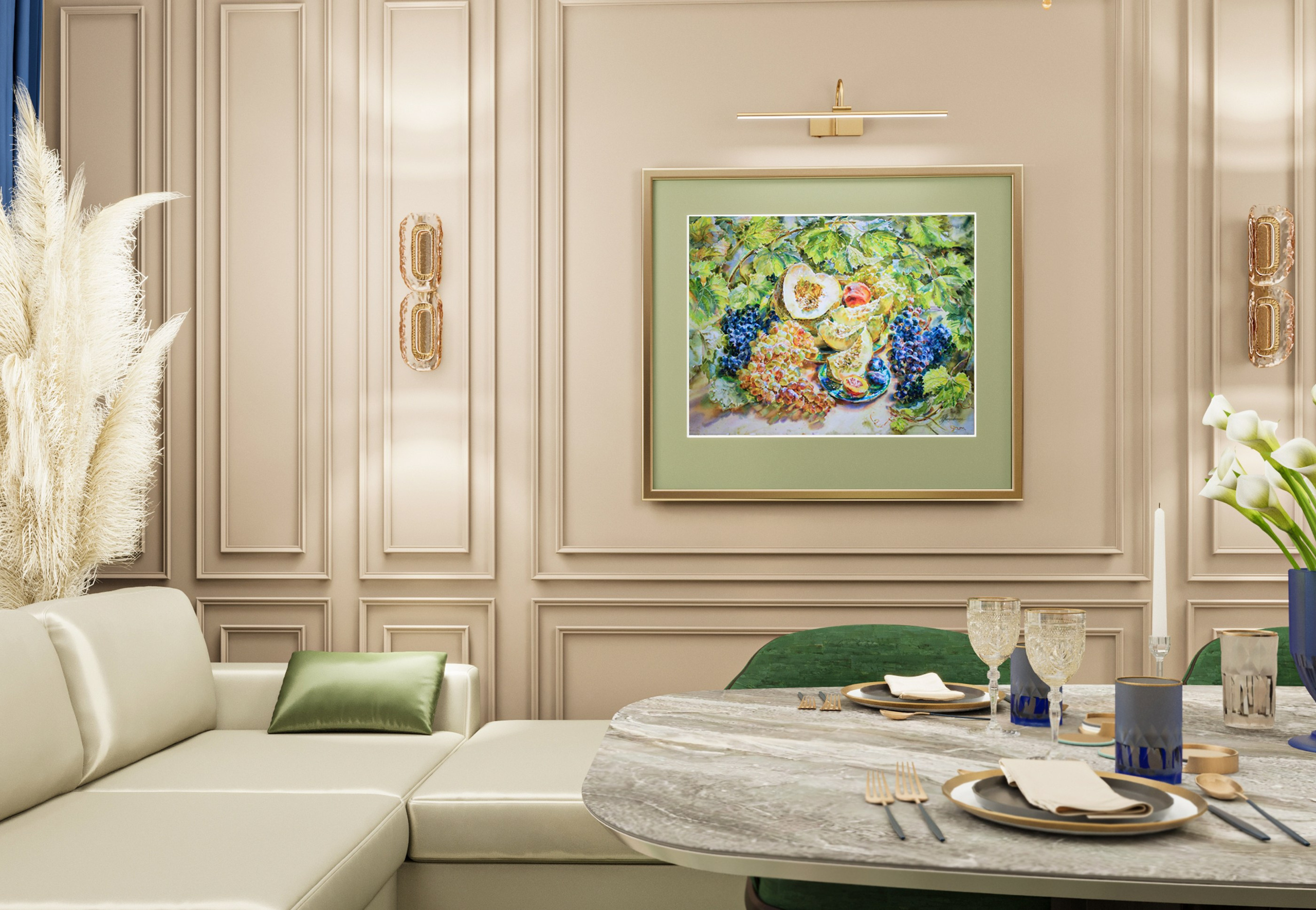 Неоклассика в интерьере современной квартиры для семьи. Интерьерный дизайнер в Сочи Поплавская Татьяна. Проектирование интерьеров и организация процесса ремонта