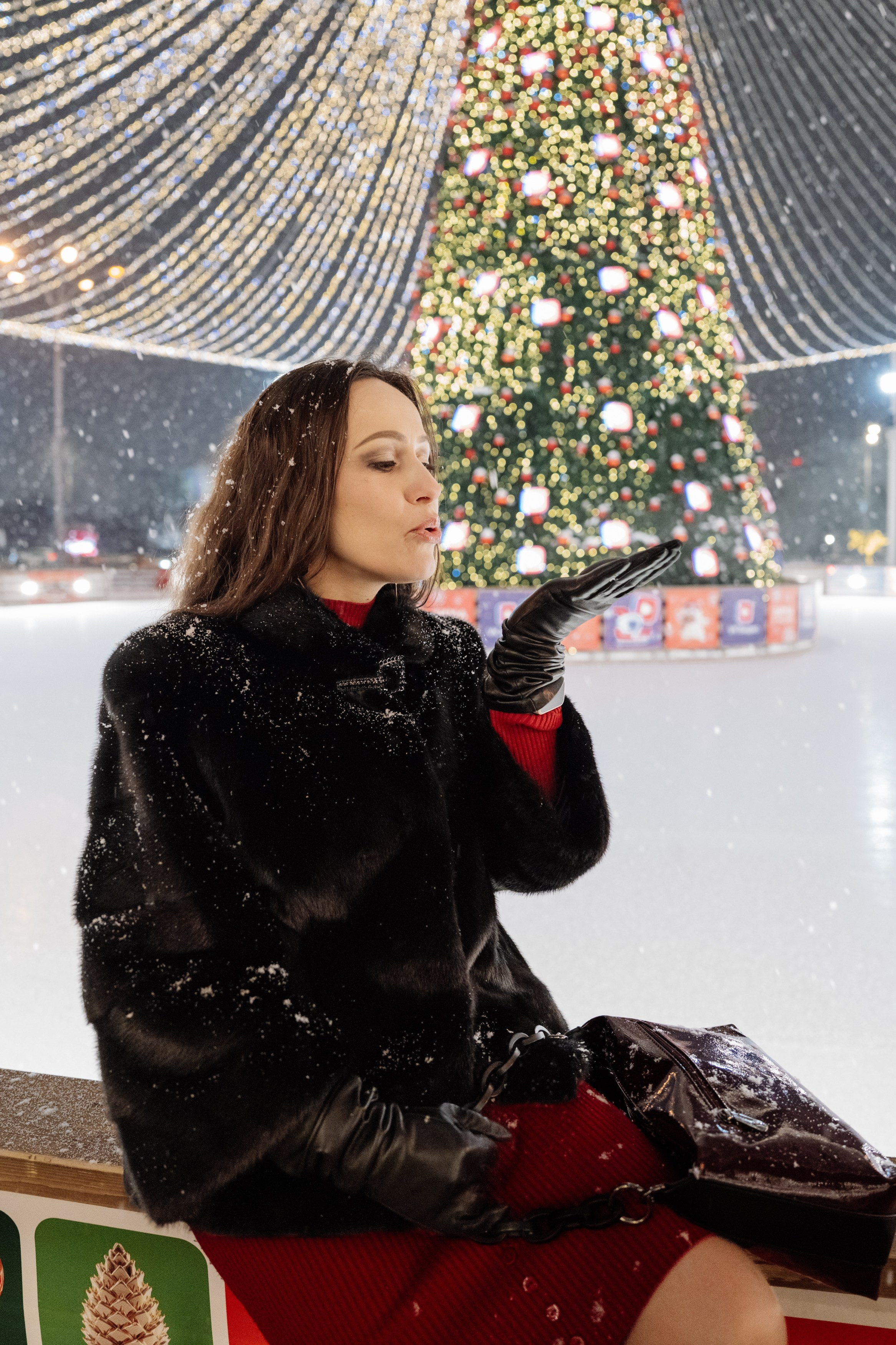 Новогодняя фото сессия Ксении в Москве от Александра Викторова