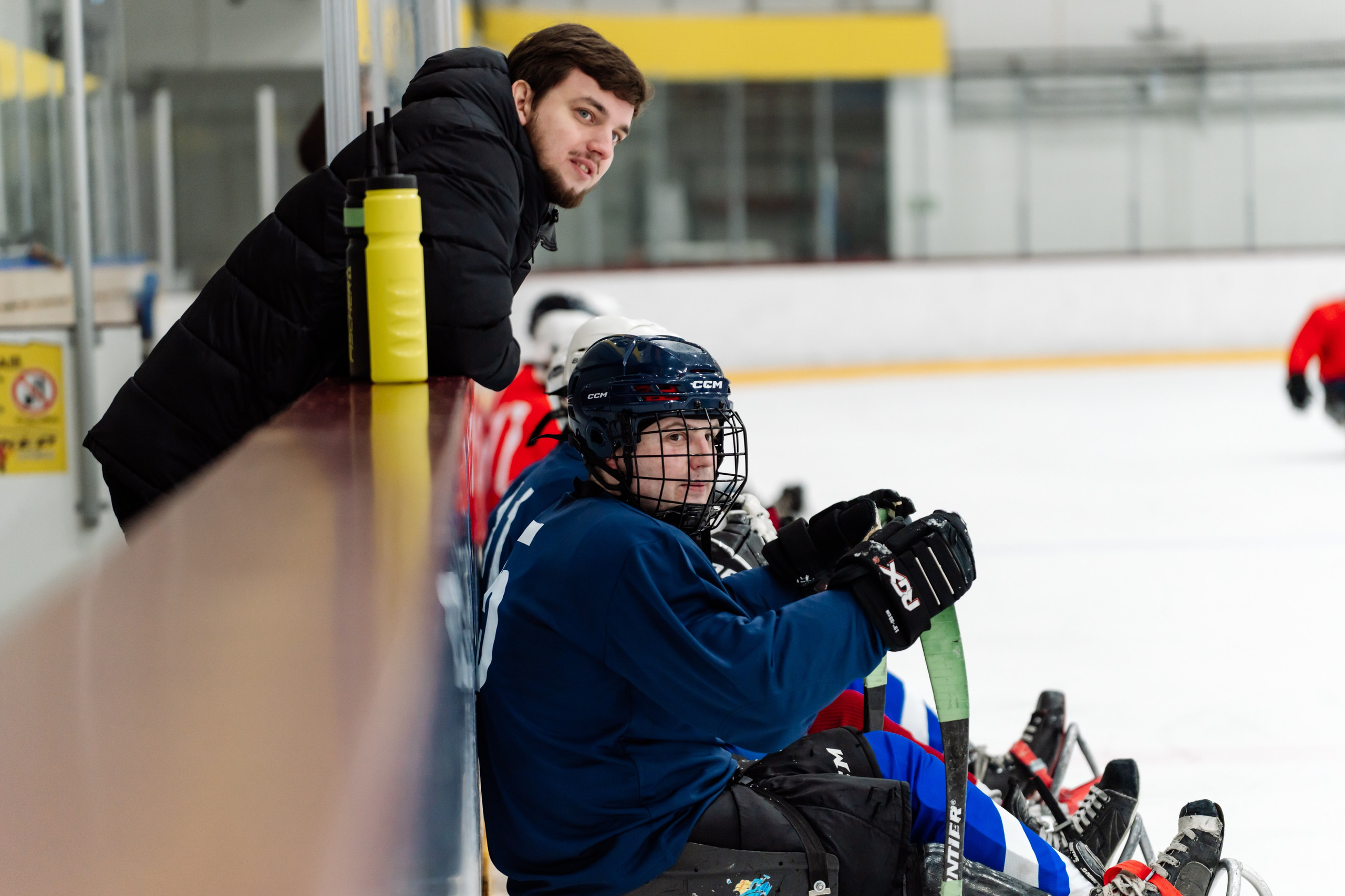Игра в следж хоккей приуроченная 23.02.26 в арене Сталкер