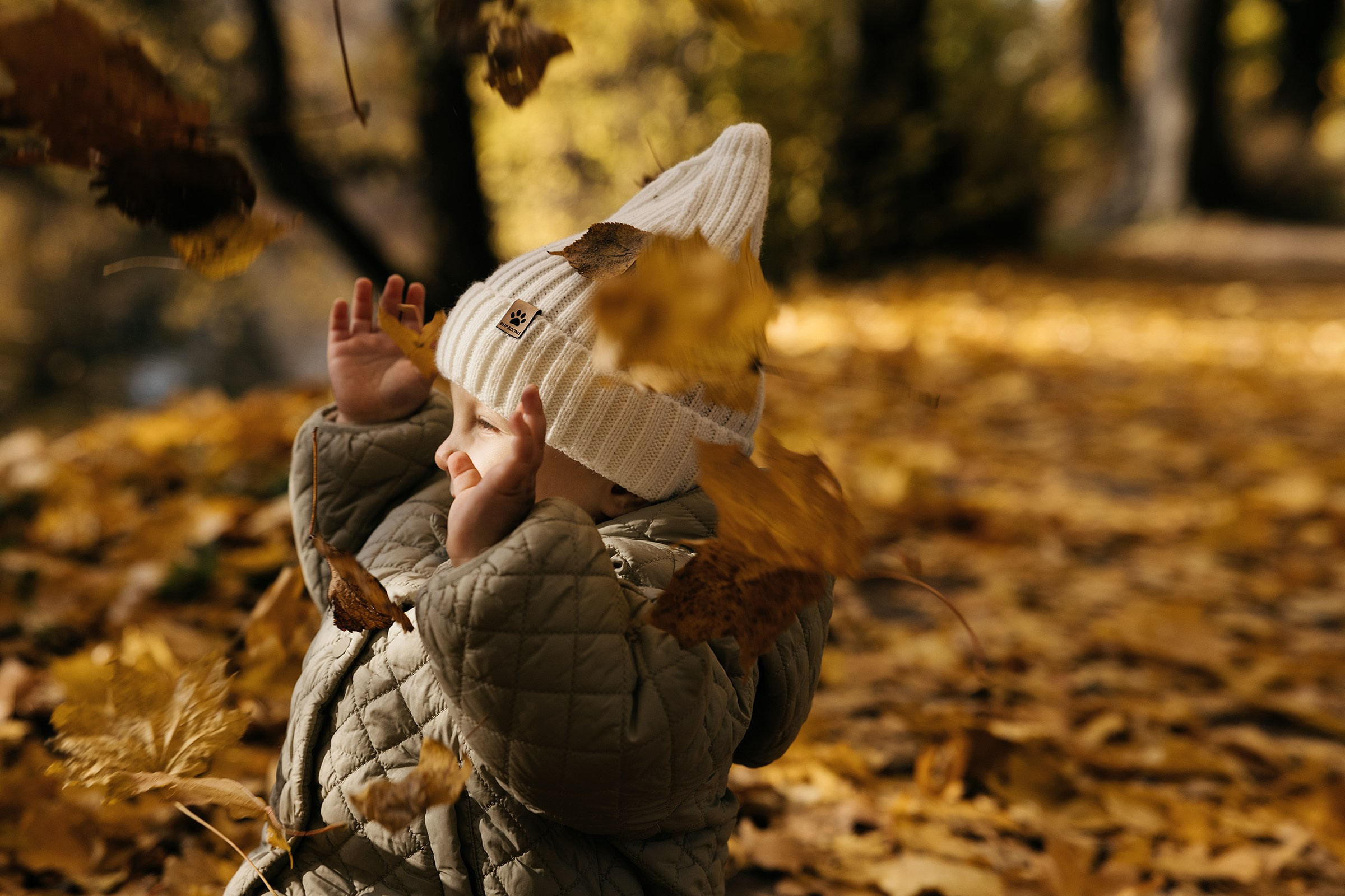 Осенние листья и дети