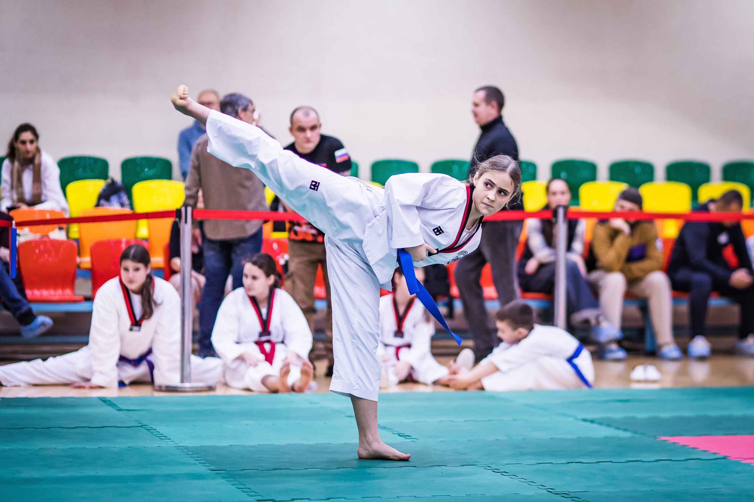 Турнир Федерации детского тхэквондо России по дисциплине ПХУМСЭ. Спортивный фотограф Максим Серегин
