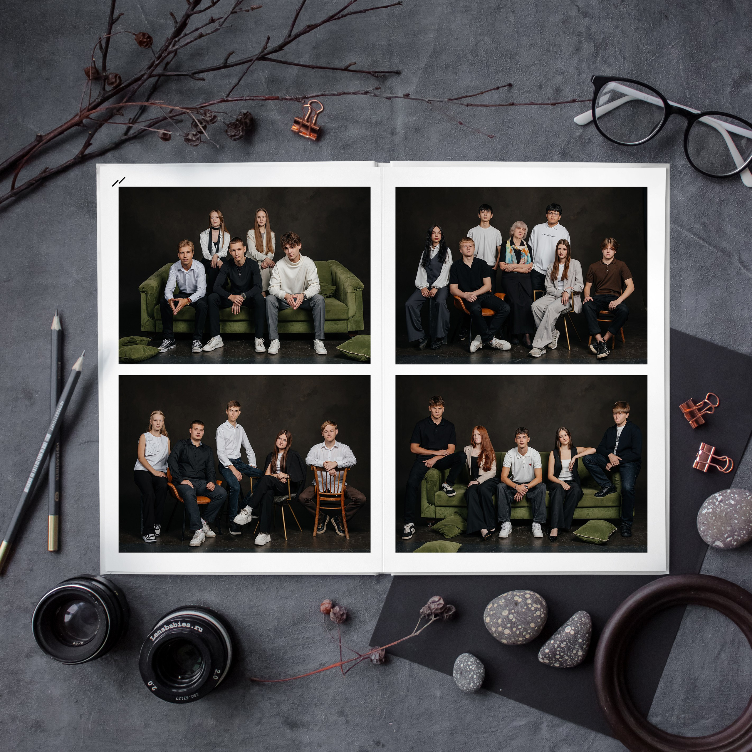 Альбом общей верстки 21×30. Школьный фотограф в Новосибирске Наталья Иванченко