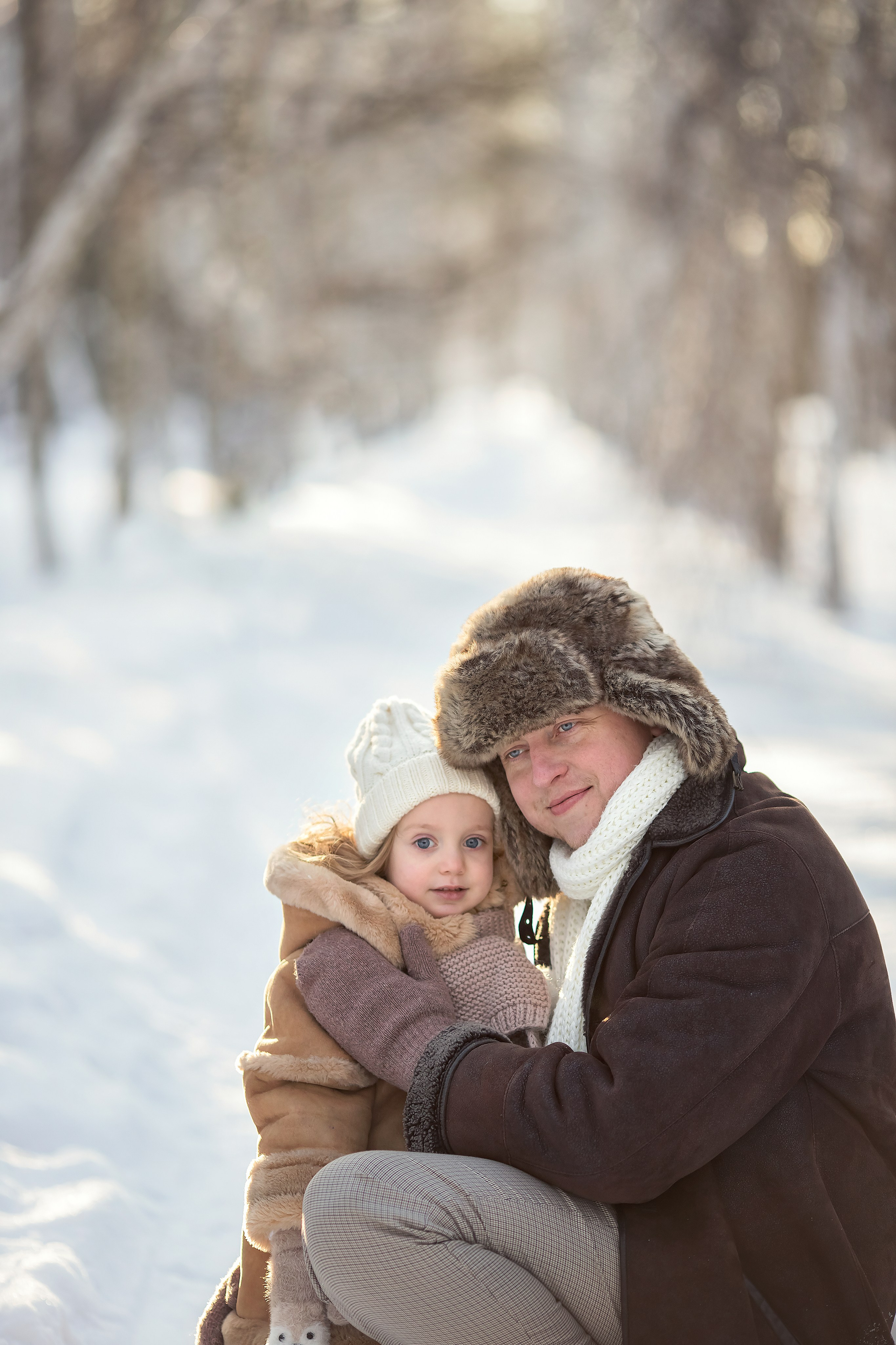 Воркшоп «В зимнем лесу». Семейный и детский фотограф в Саратове Полина Коткина