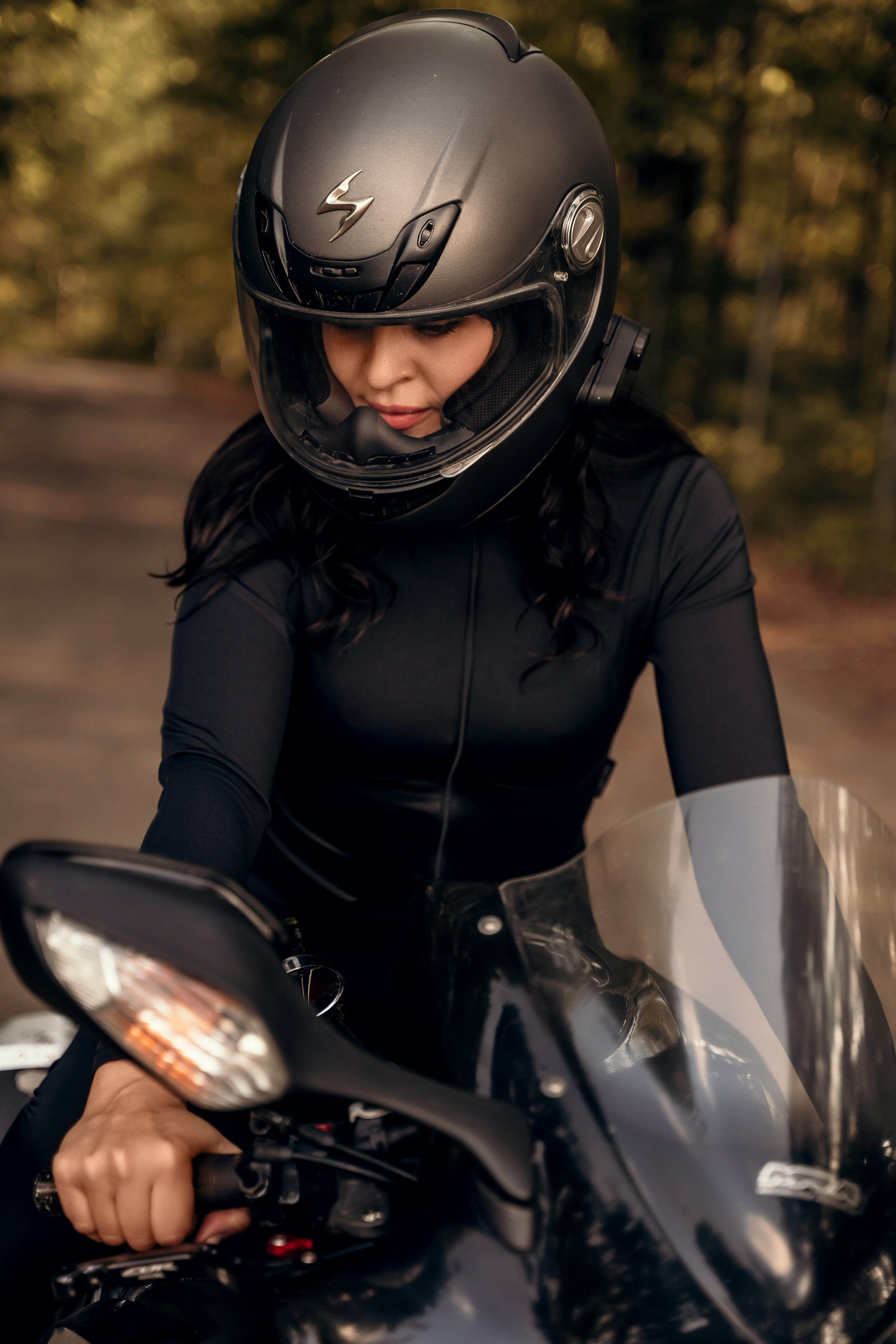 Марина, Фотосессия с байком. Семейный фотограф в Белгороде Амелина Алина