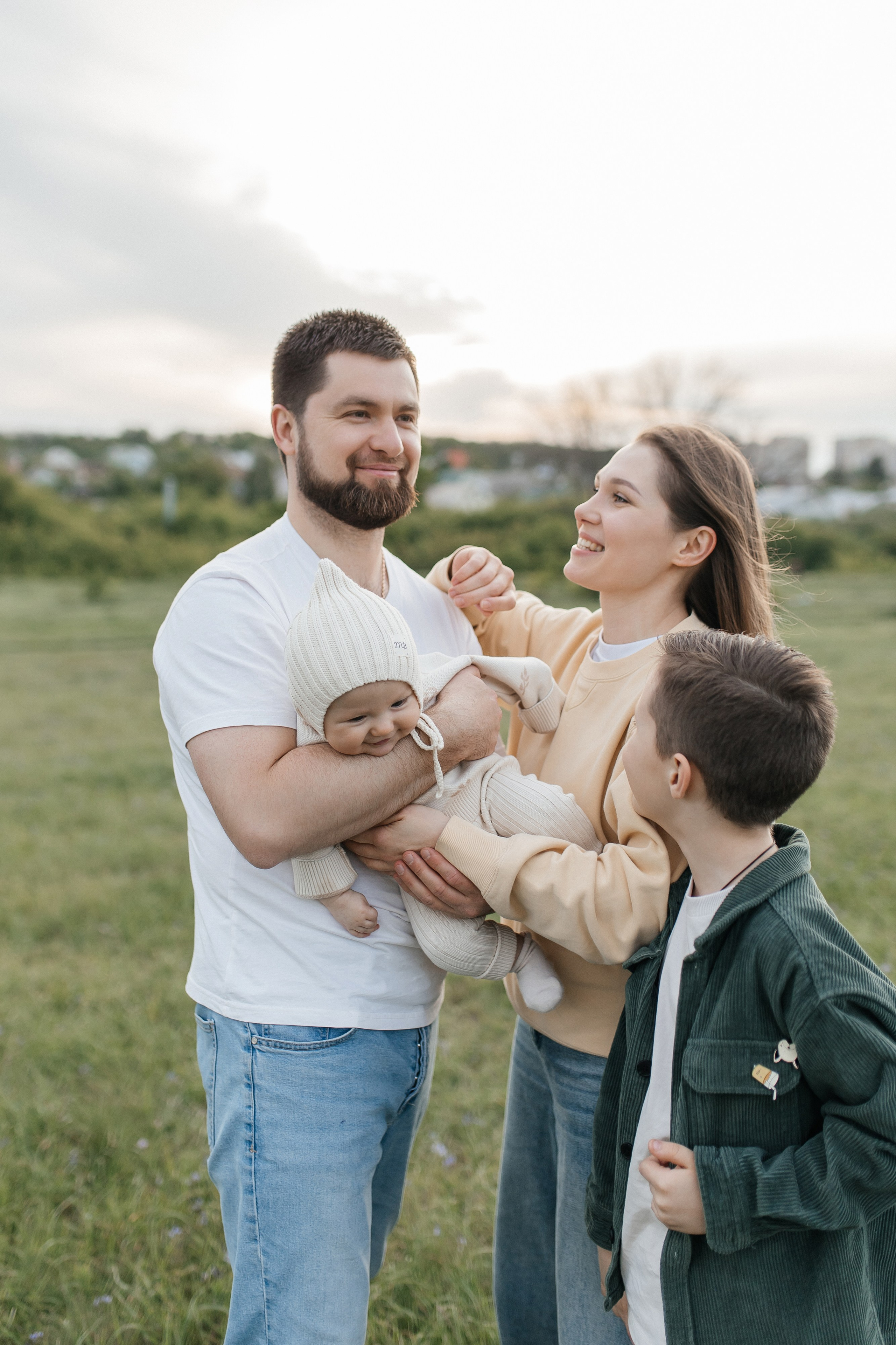 Поле, лето и любовь. Семейный и свадебный фотограф в Тамбове Ксения Плотникова