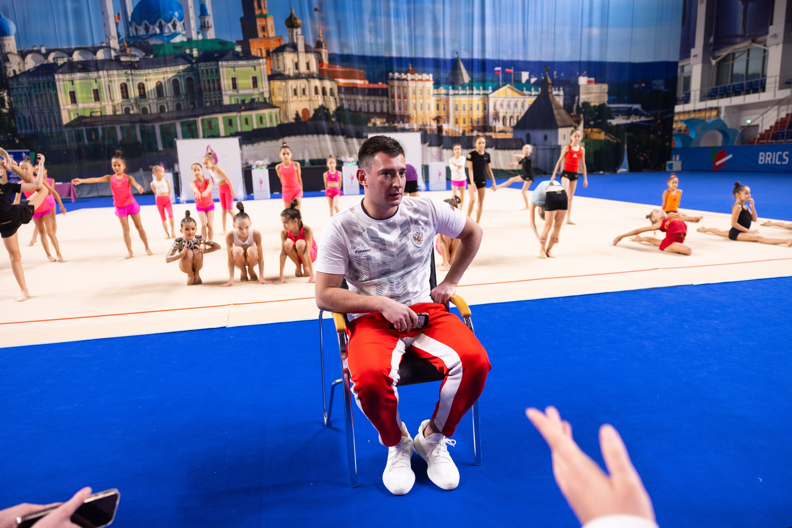 Мастер класс хореографа сборной России по художественной гимнастике Кирилла Баркана. Спортивный репортажный фотограф Казань Нафис Сиразетдинов