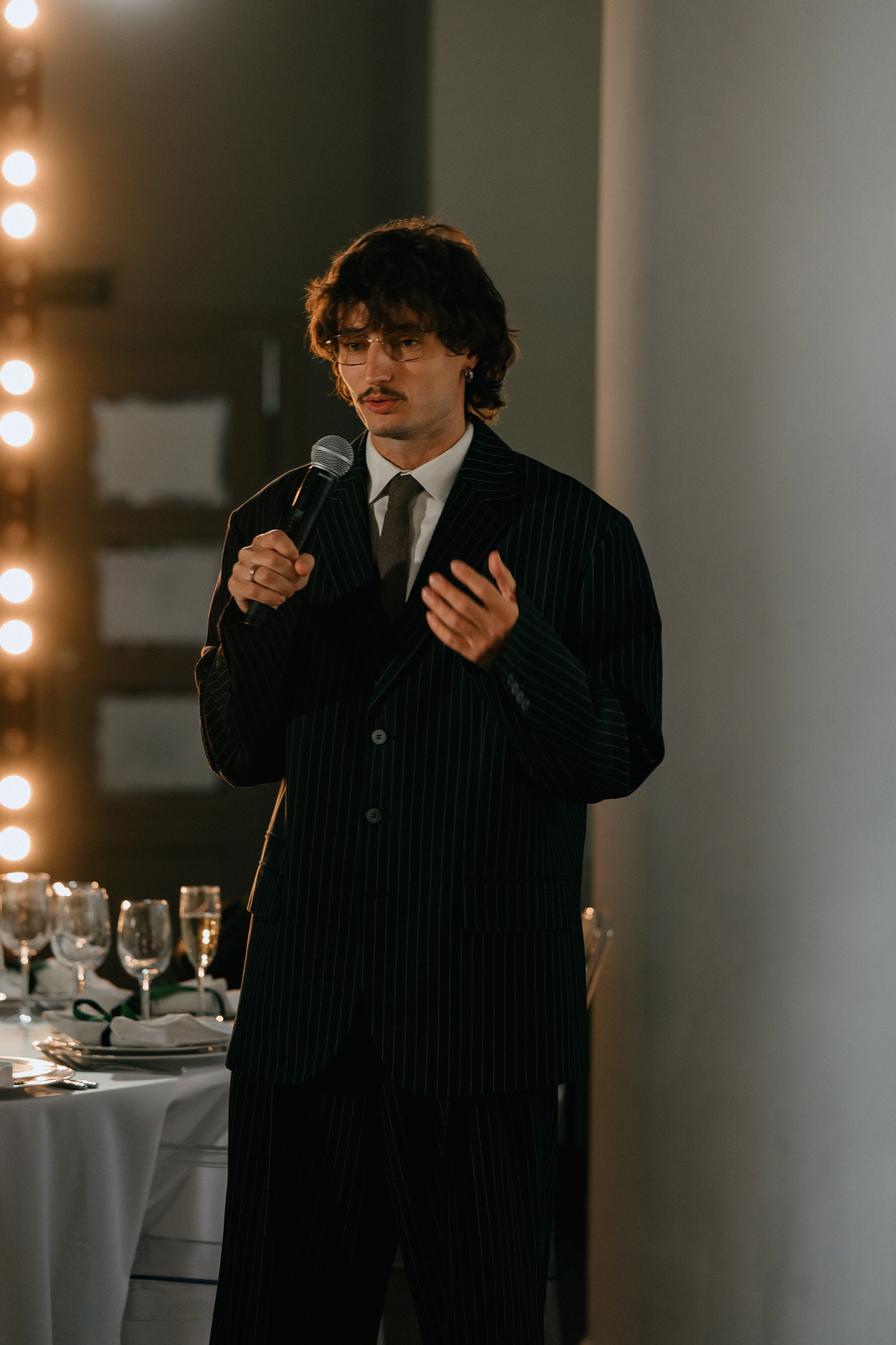 Свадебный банкет на вилле Политика. Свадебный фотограф Москва