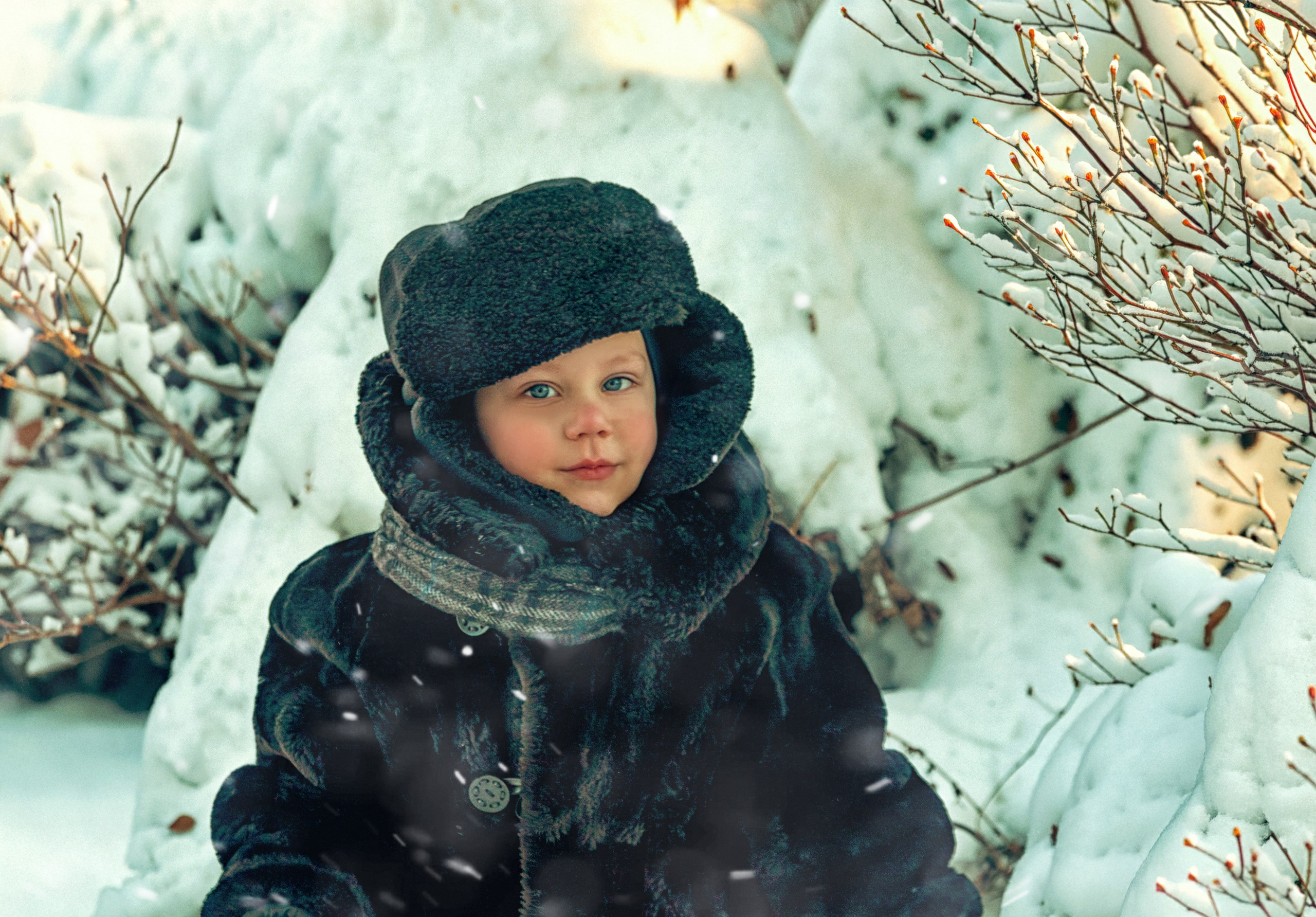 Зимние забавы. Семейный, свадебный и детский фотограф в Новосибирске Ольга Хидченко