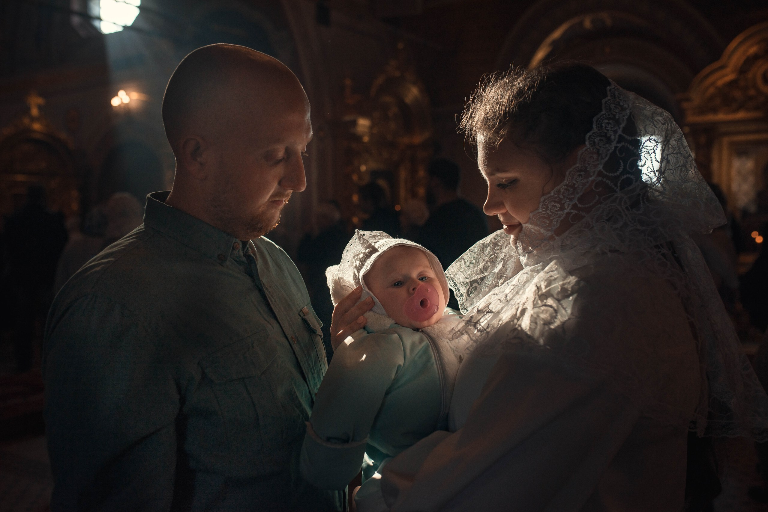 Крещение Екатерины в Троицком соборе Саратова. Фотограф на крещение в Саратове Марина Грушина