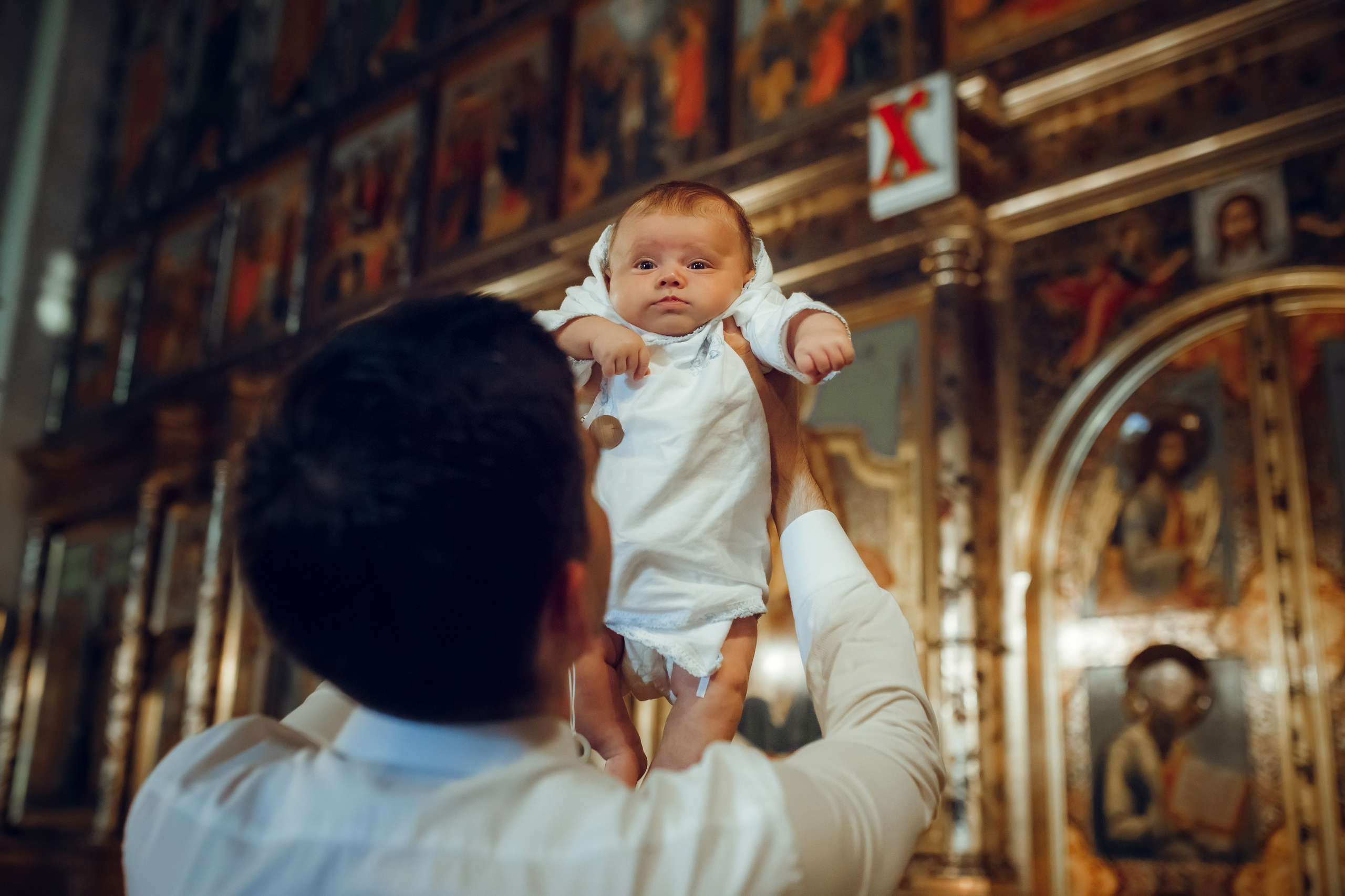 Крещение Арсения. Фотограф на Крещение, семейный фотограф в Москве