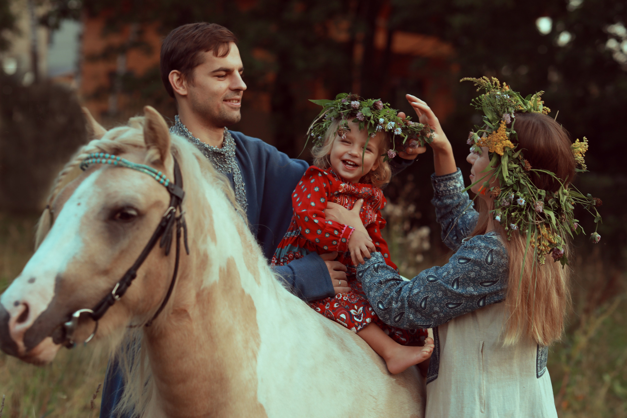 Семейная, love-story с лошадьми. Фотосессия с лошадьми