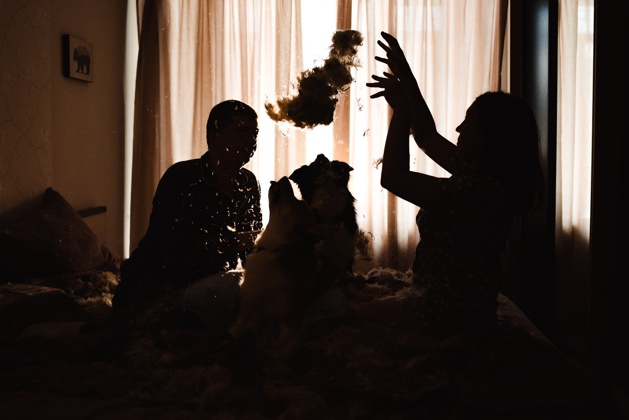 Пижамная вечеринка Тани и Димы. Семейный Фотограф в Москве Ирина Хохлова