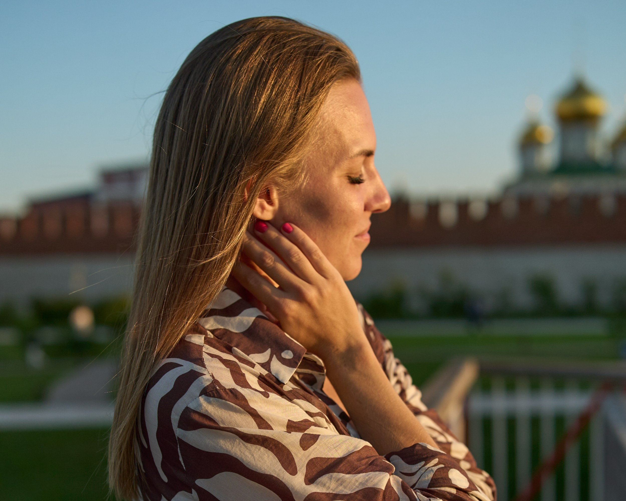 Семейная фотосессия мамы с малышом на центральной набережной Тулы