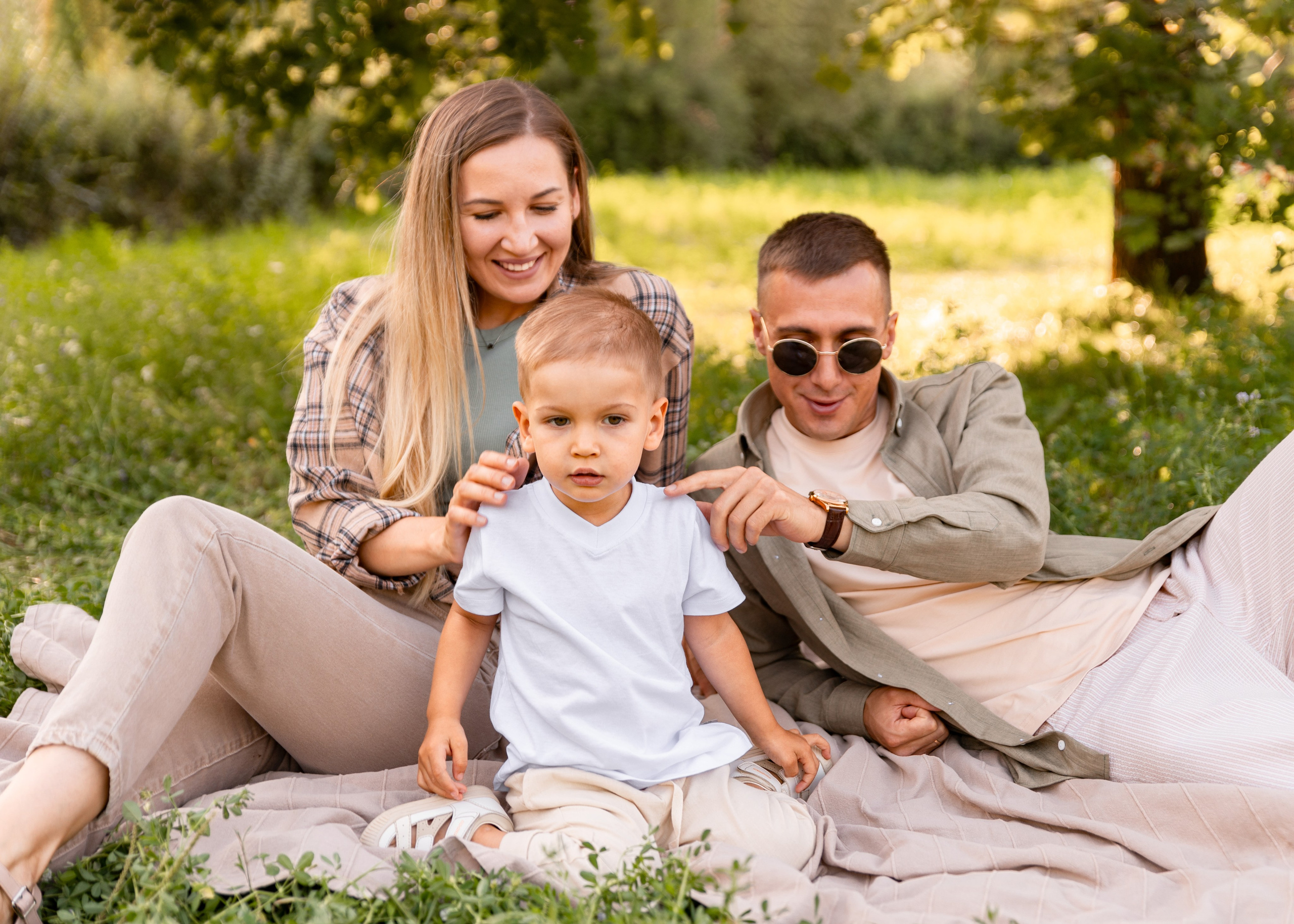 Анна, Денис, Егор. Семейный фотограф В Москве Александра Дейкун