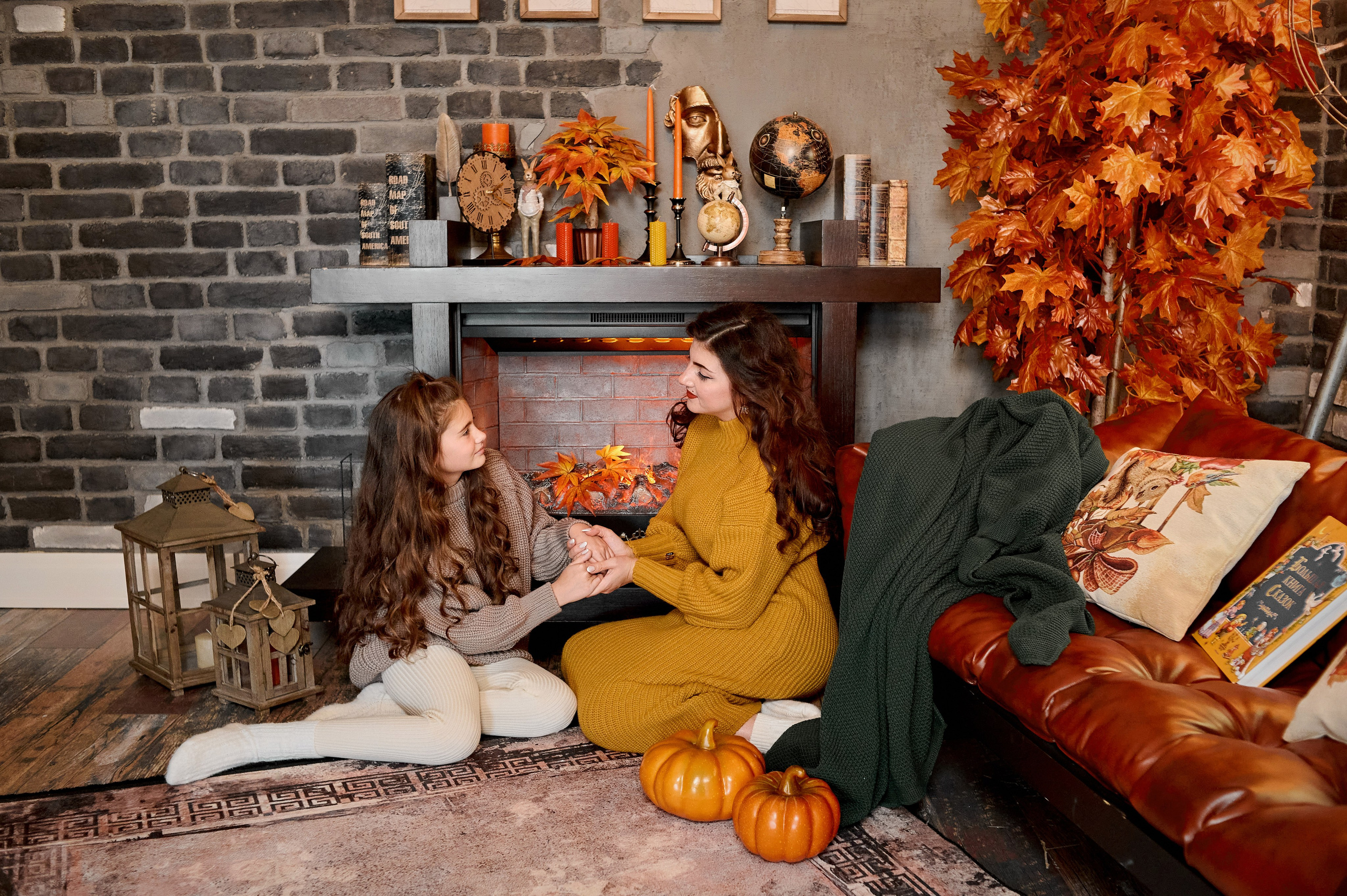 Сказки у камина. Семейный и детский фотограф в г. Ногинске Ангелина Хасанова