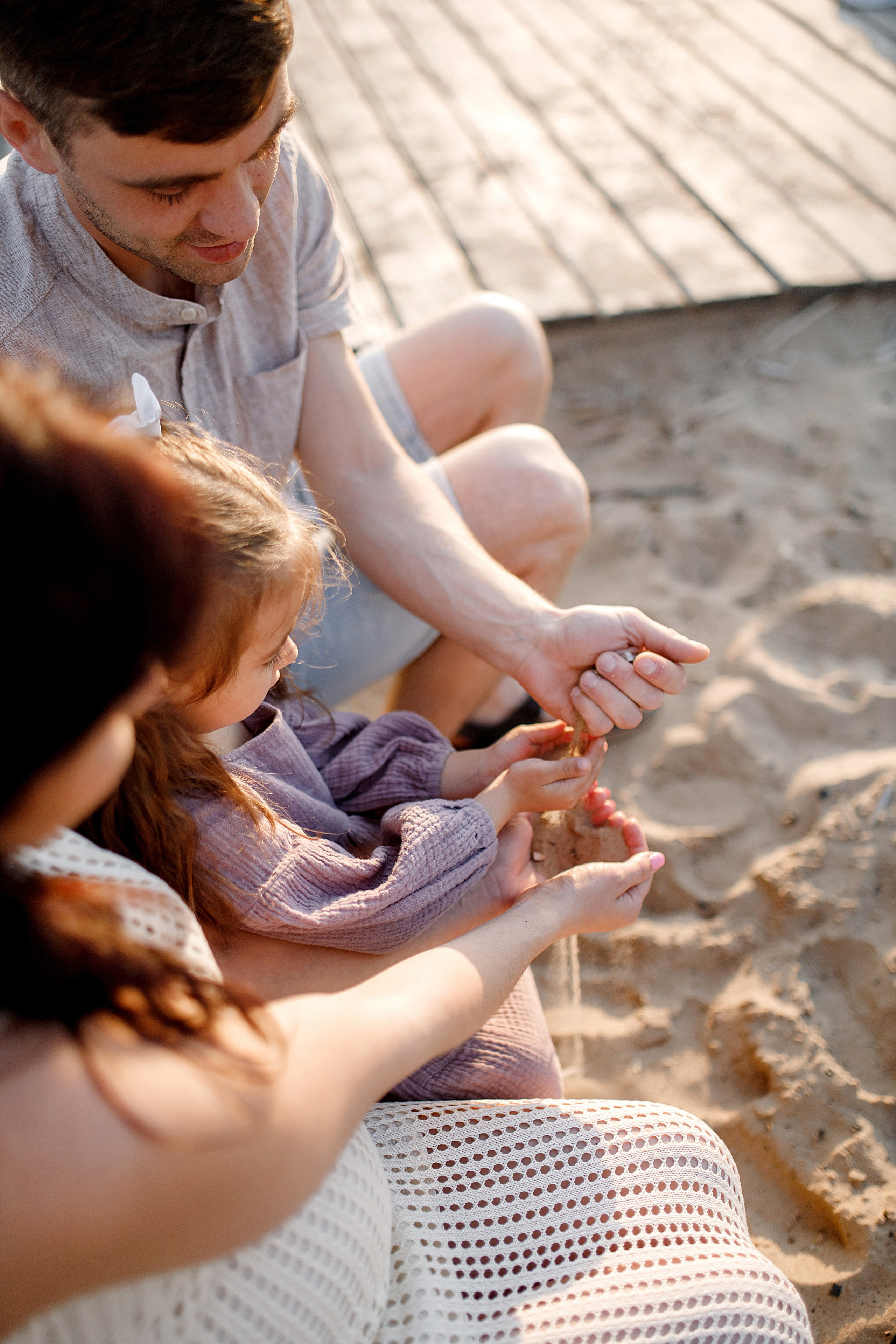 Семейная съёмка на пляже. Свадебный и семейный фотограф в Казани Алина Гилазиева