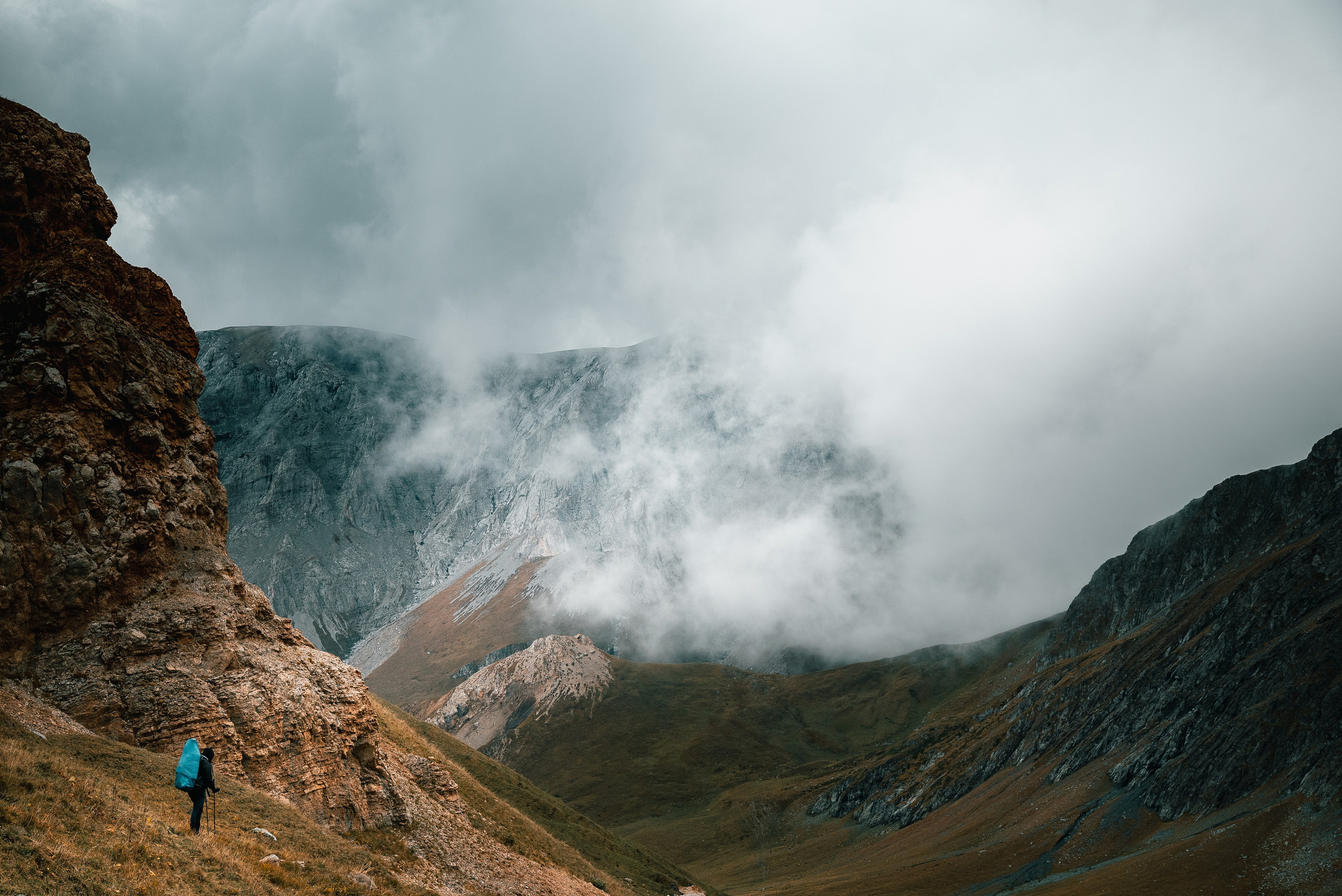 фотография кавказских гор, Магишо,