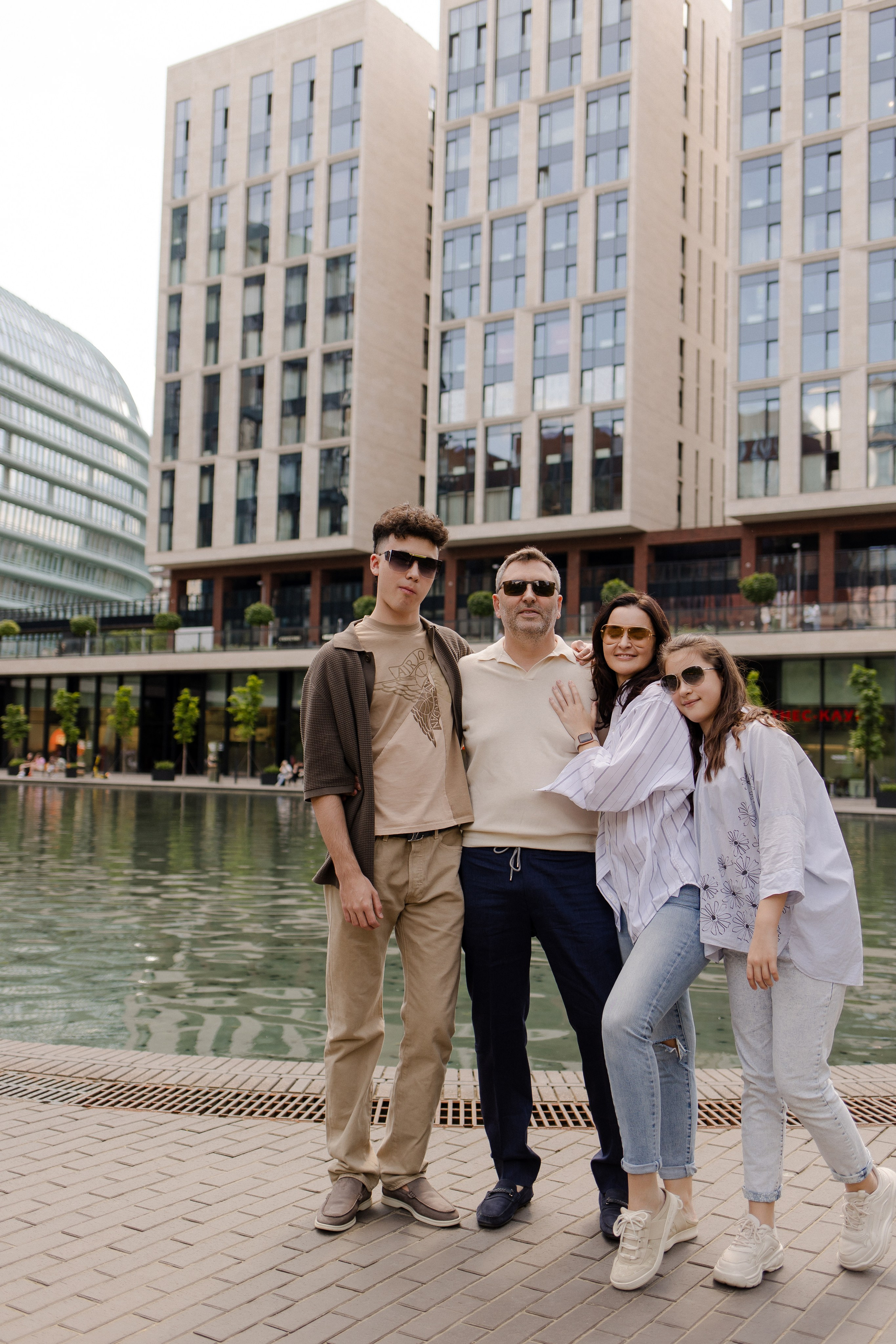 Алена с семьей. Семейный и детский фотограф в Москве Кузьмина Мария