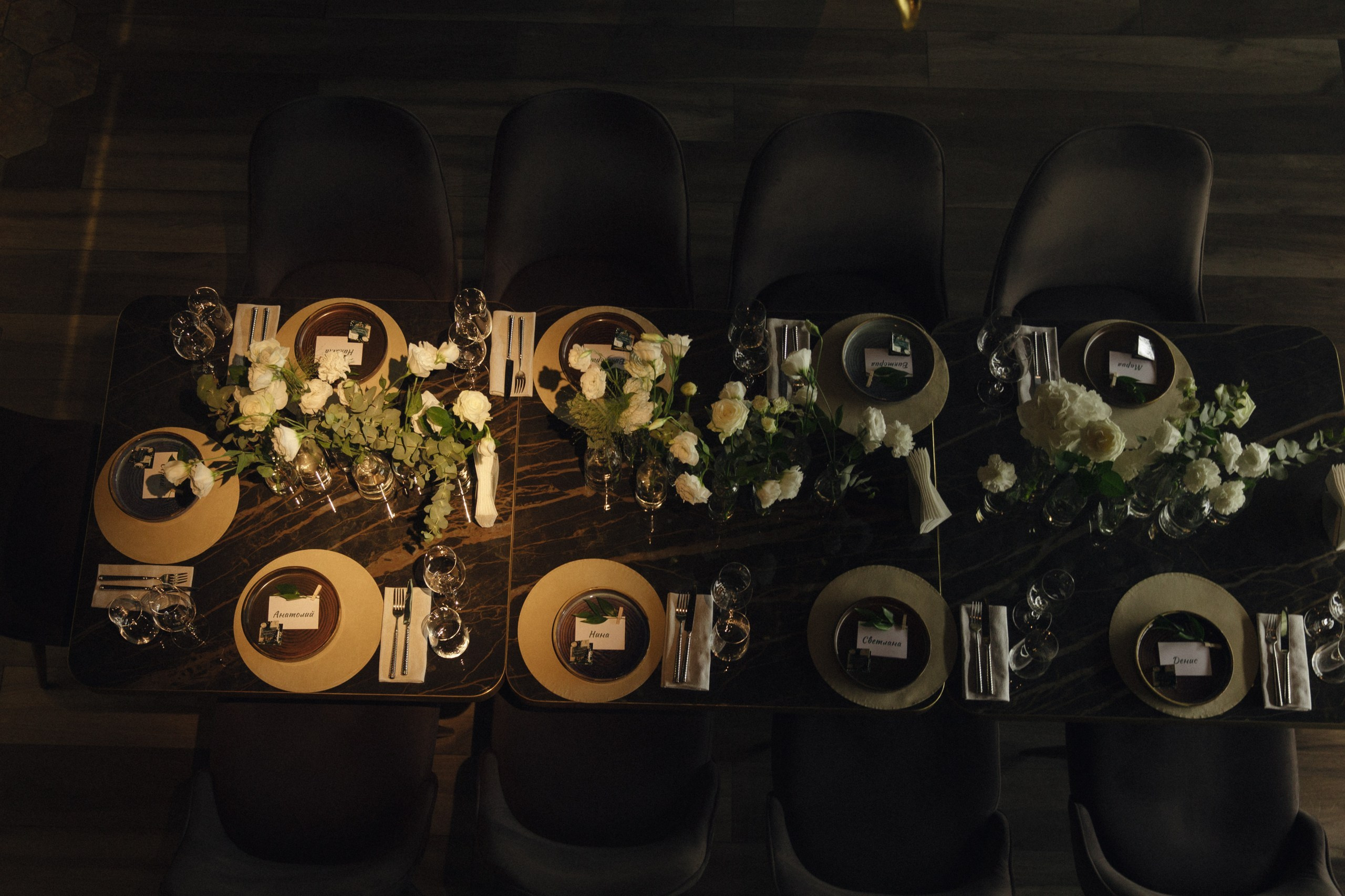 Роскошная свадьба в ресторане Тач в Москве. Праздничное агентство ПИОН