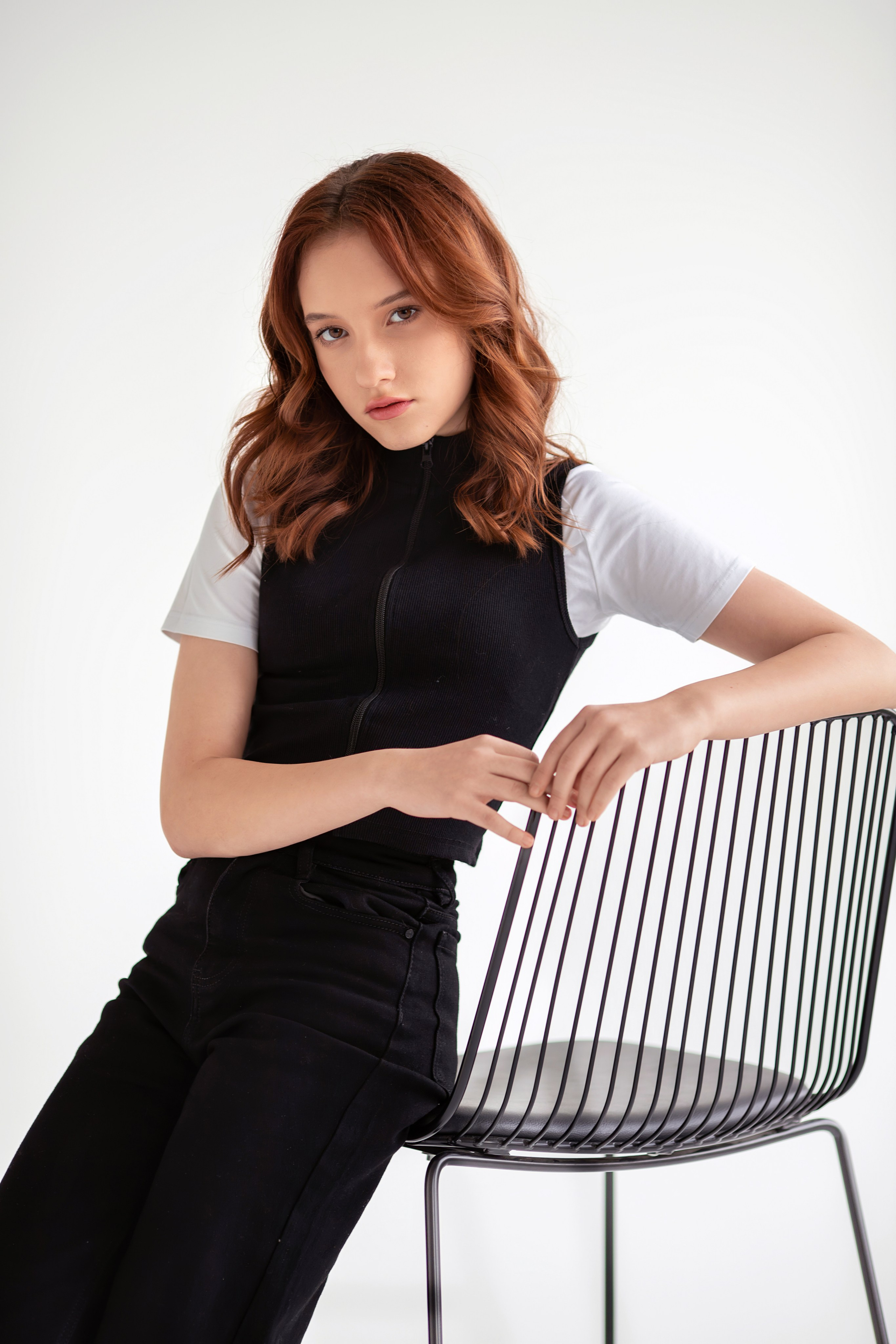 Циклорама. Модельное портфолио. Фотограф в Москве