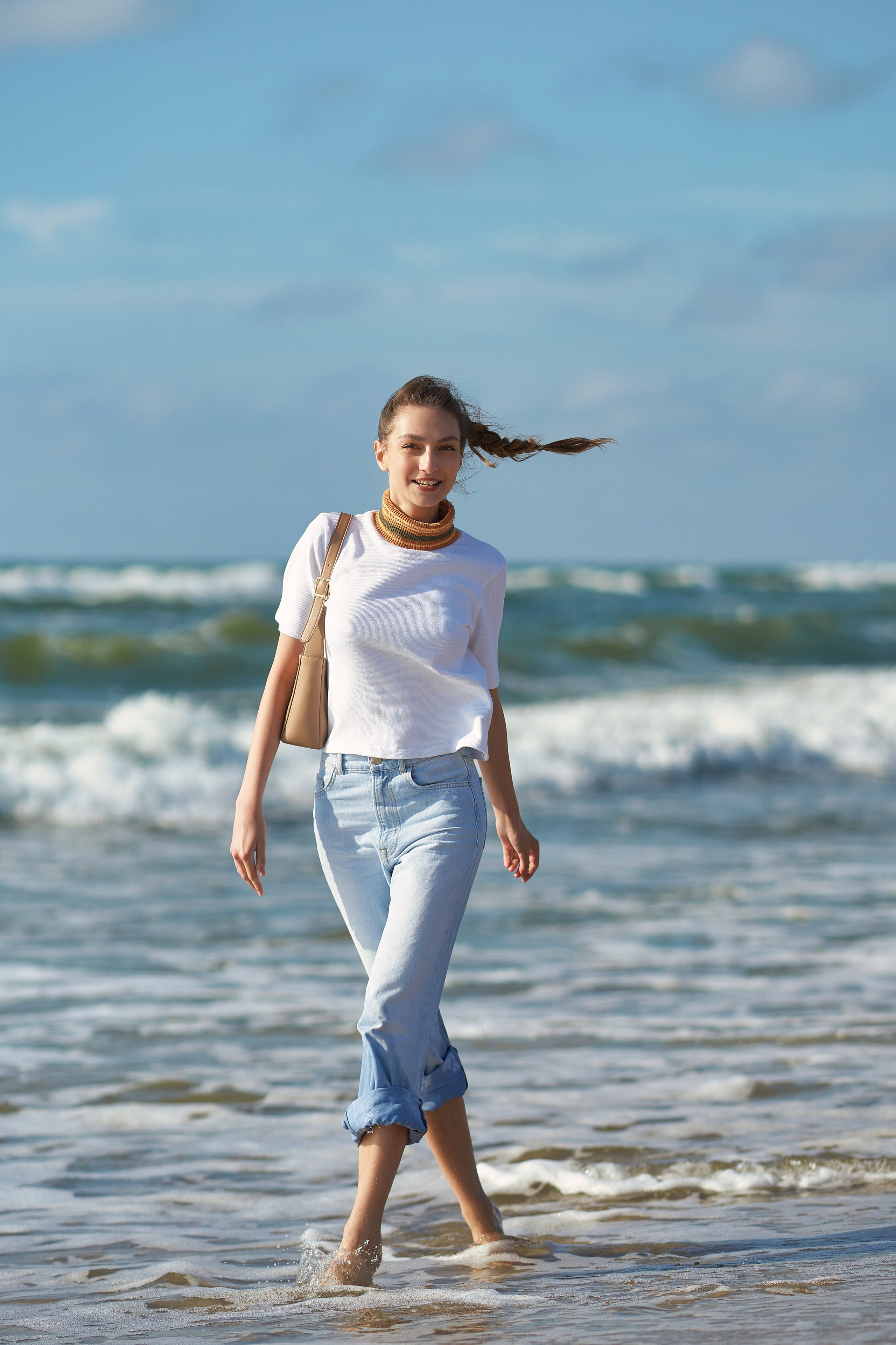 Фотосессия на Балтийском море. На Куршской косе