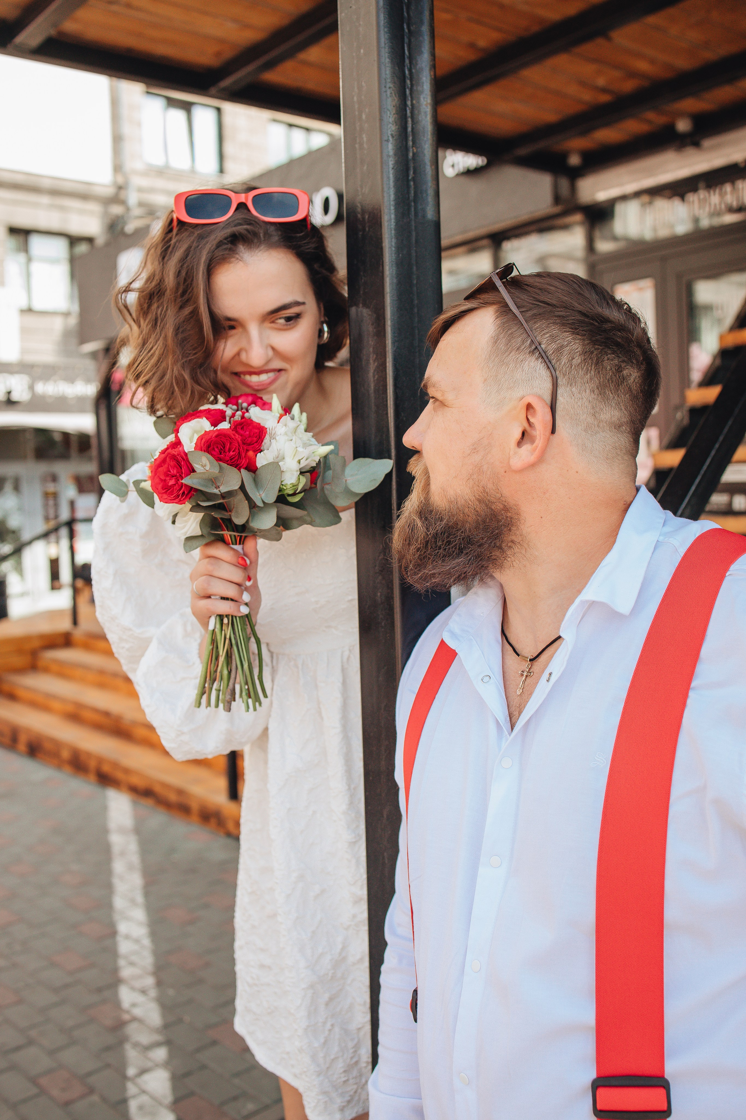 Руслан и Вера (прогулка по центру). Фотограф Новосибирск