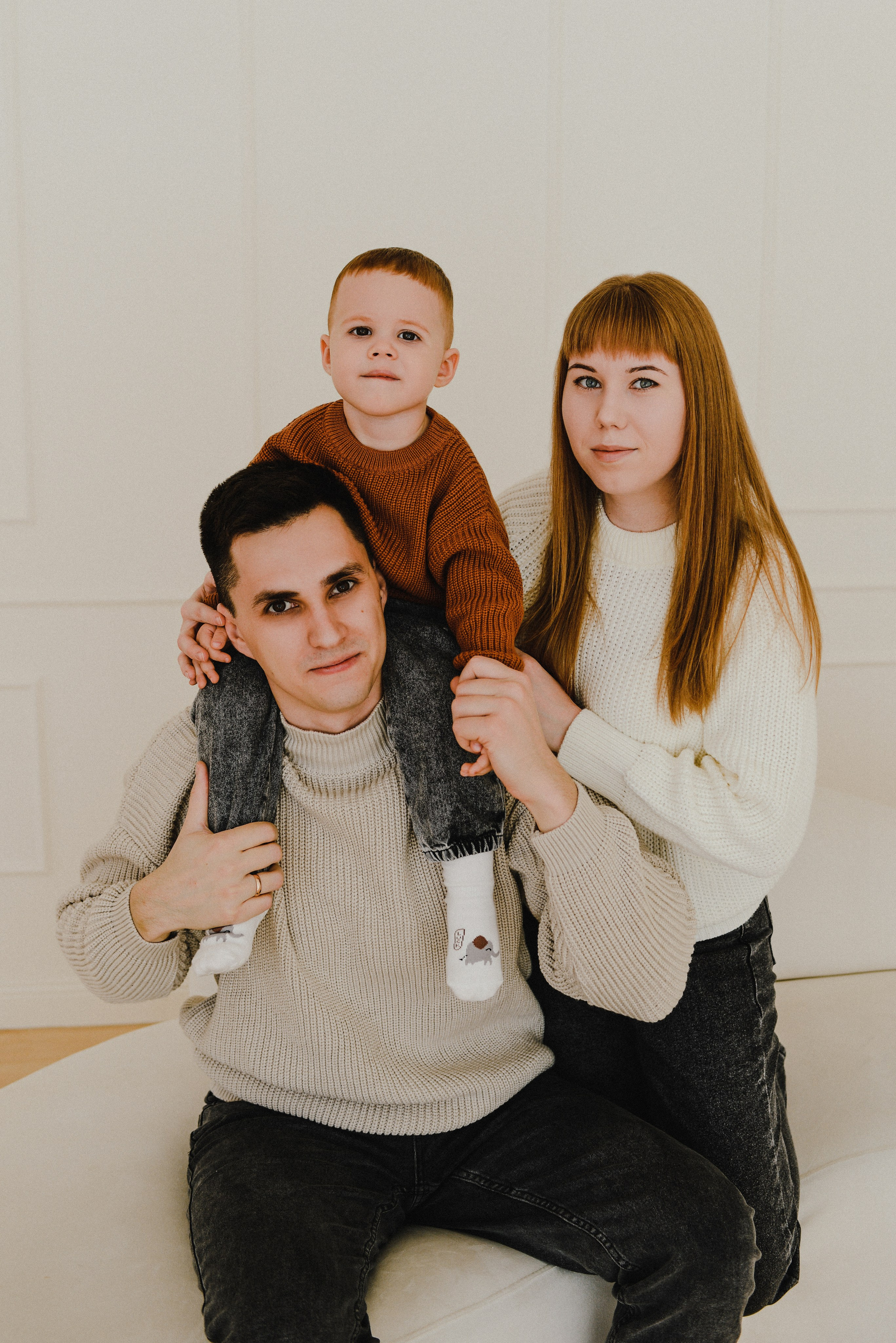 Антон, Вика и маленький Лёва. Фотограф Ярута Оксана / Ростов-на-Дону