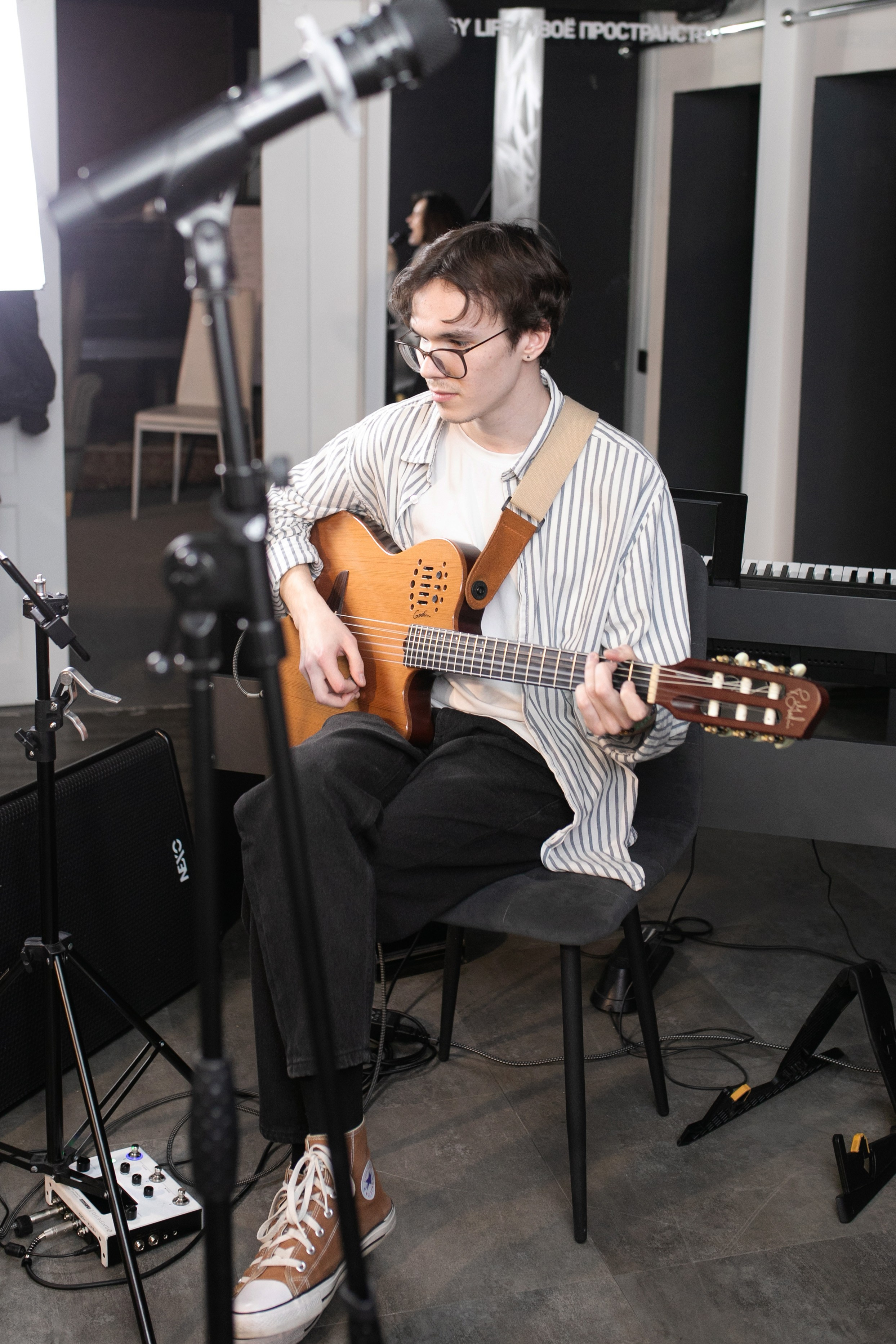 Квартирник (отчетный концерт студии Ирины Кюлян). Фотограф в Новосибирске Ася Зверева