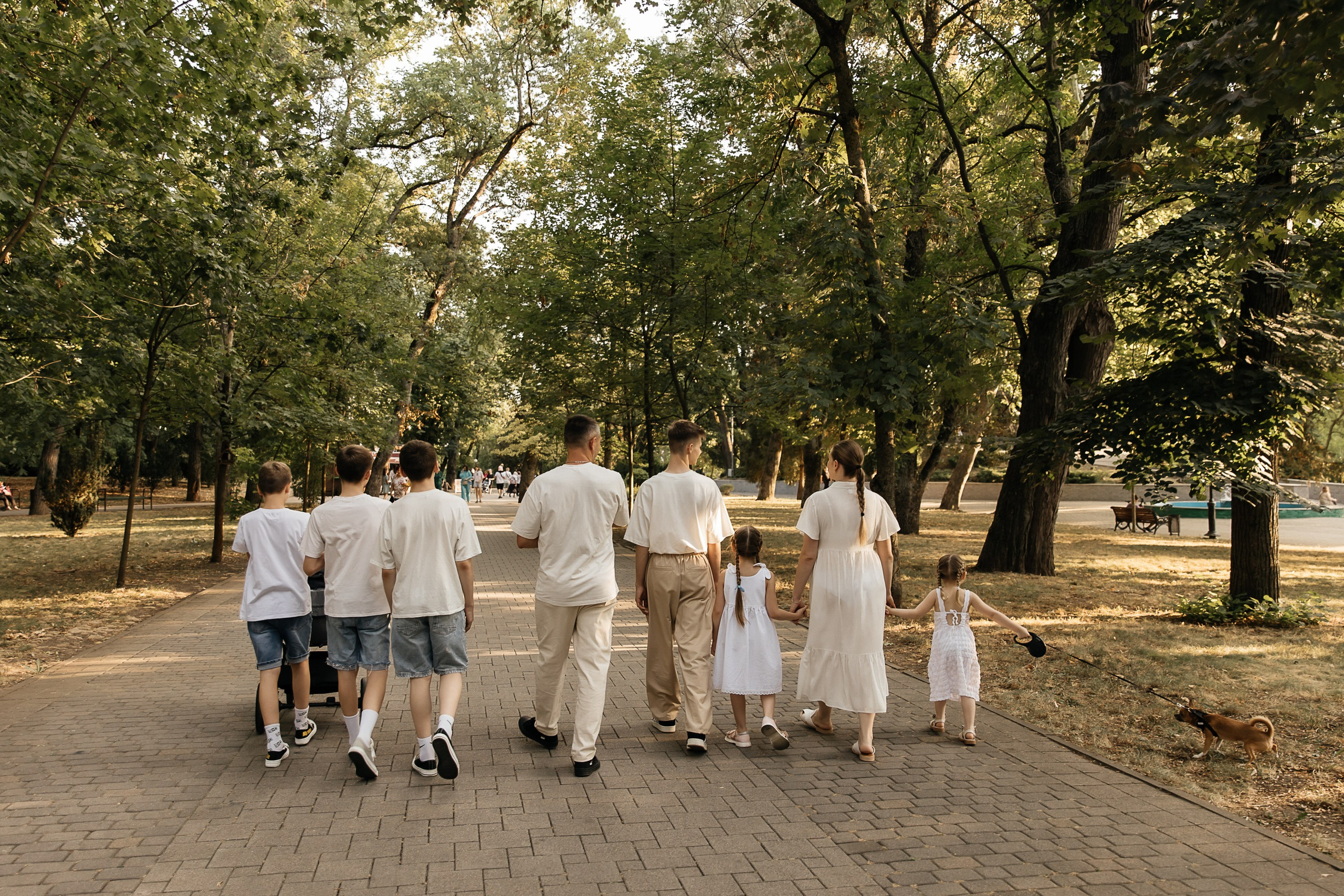 Семья из 7 детей. Свадебный и семейный фотограф Виолетта Сидельникова. Краснодар, Россия, Беларусь, Европа