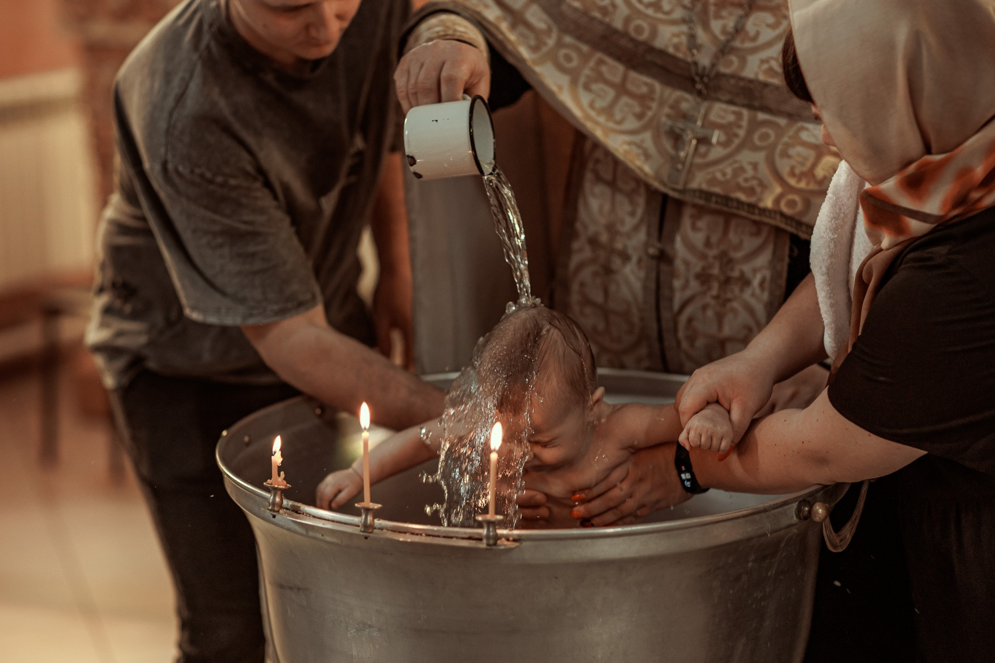 Таинство Крещения Алевтины. 23.03. Детский семейный фотограф в Абинске