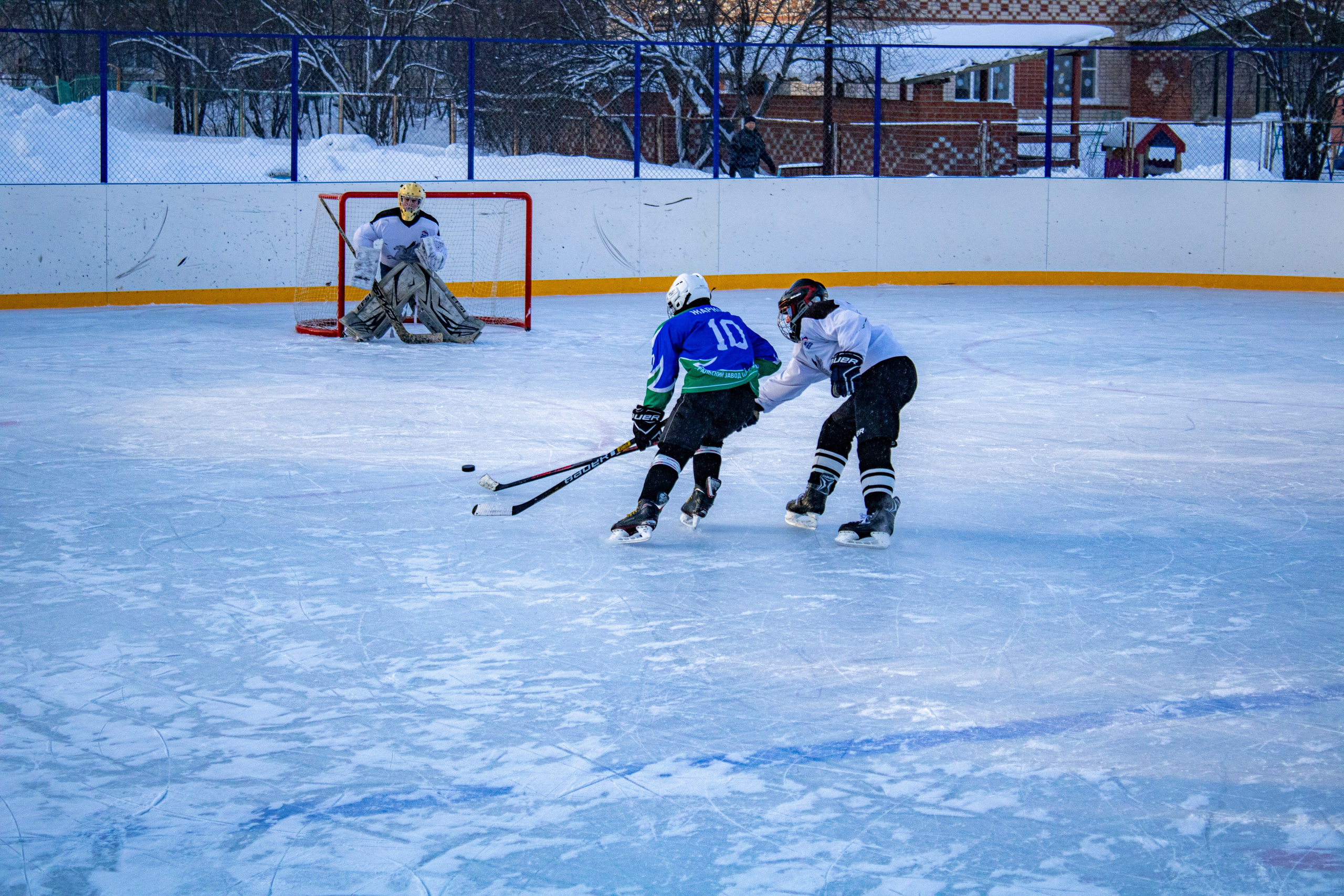 Хоккей г.п Атиг-г.п Дружинино