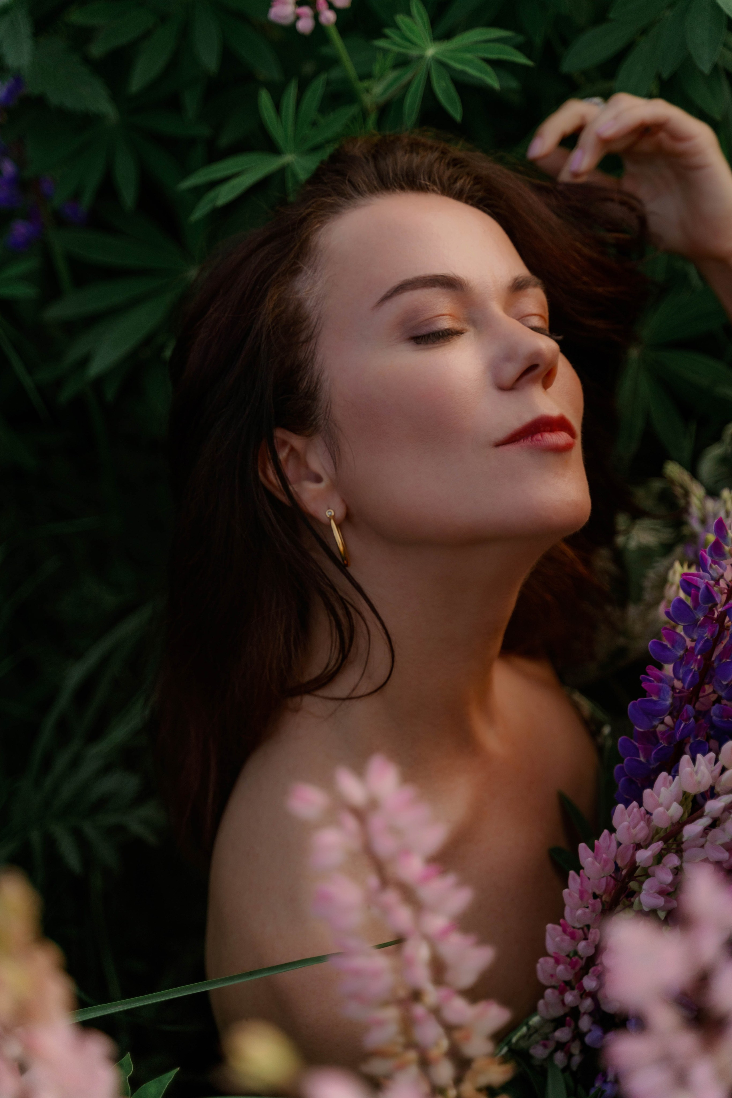 Наташа и люпины. Фотограф и видеограф в Москве и Абу Даби Мария Кулагина