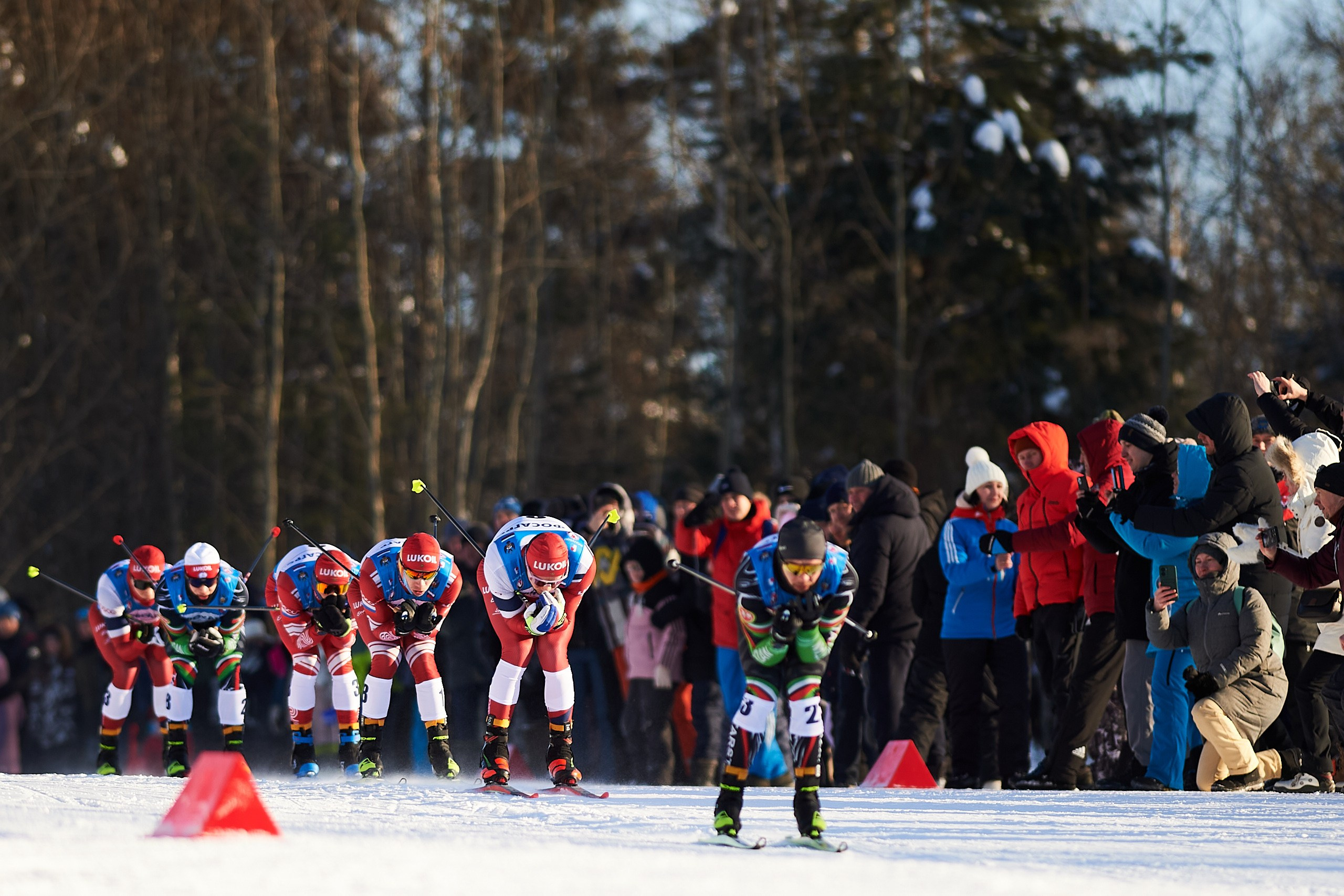VI этап ФосАгро Кубка России по лыжным гонкам. Спринт. Ижевск 25.01.2025. Спортивный репортажный фотограф в Ижевске Сергей Мерзляков