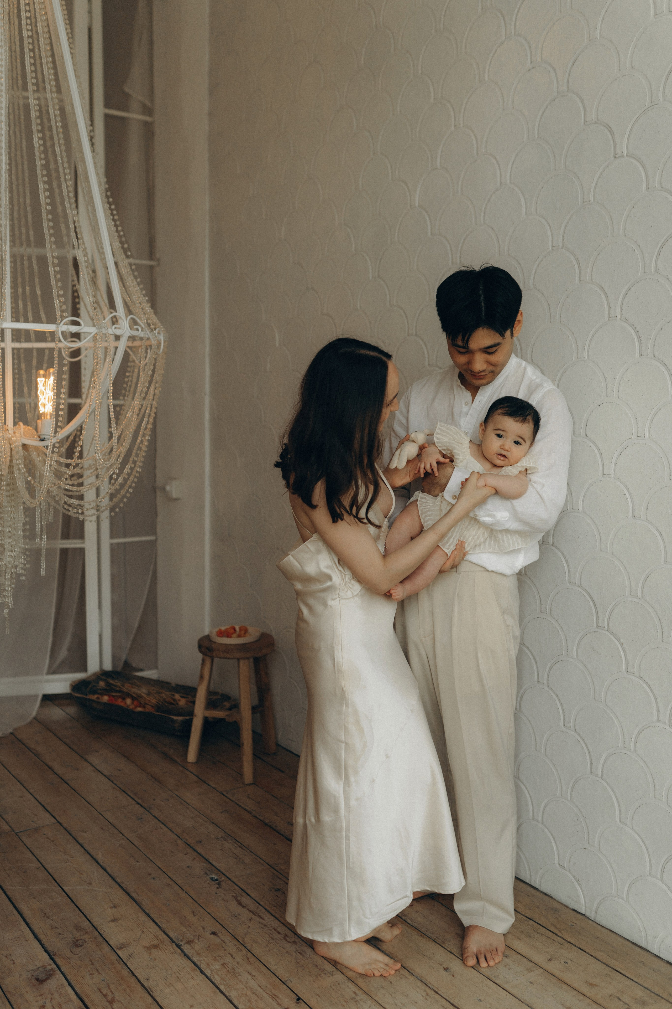 Малышка Нина и родители. Семейный lifestyle фотограф в Москве Рената Рафикова