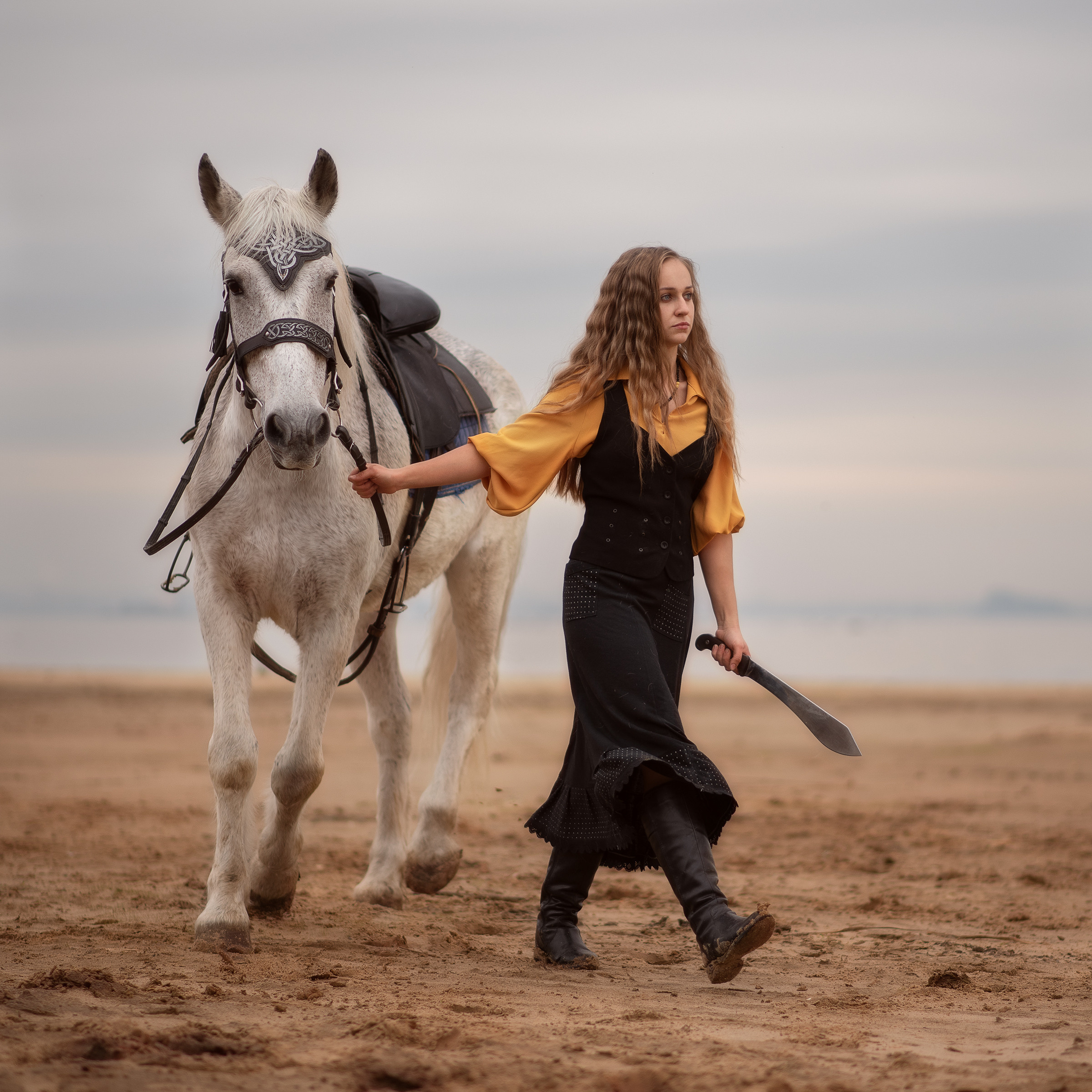 Конная прогулка. Портретный фотограф в Казани Татьяна Домарад