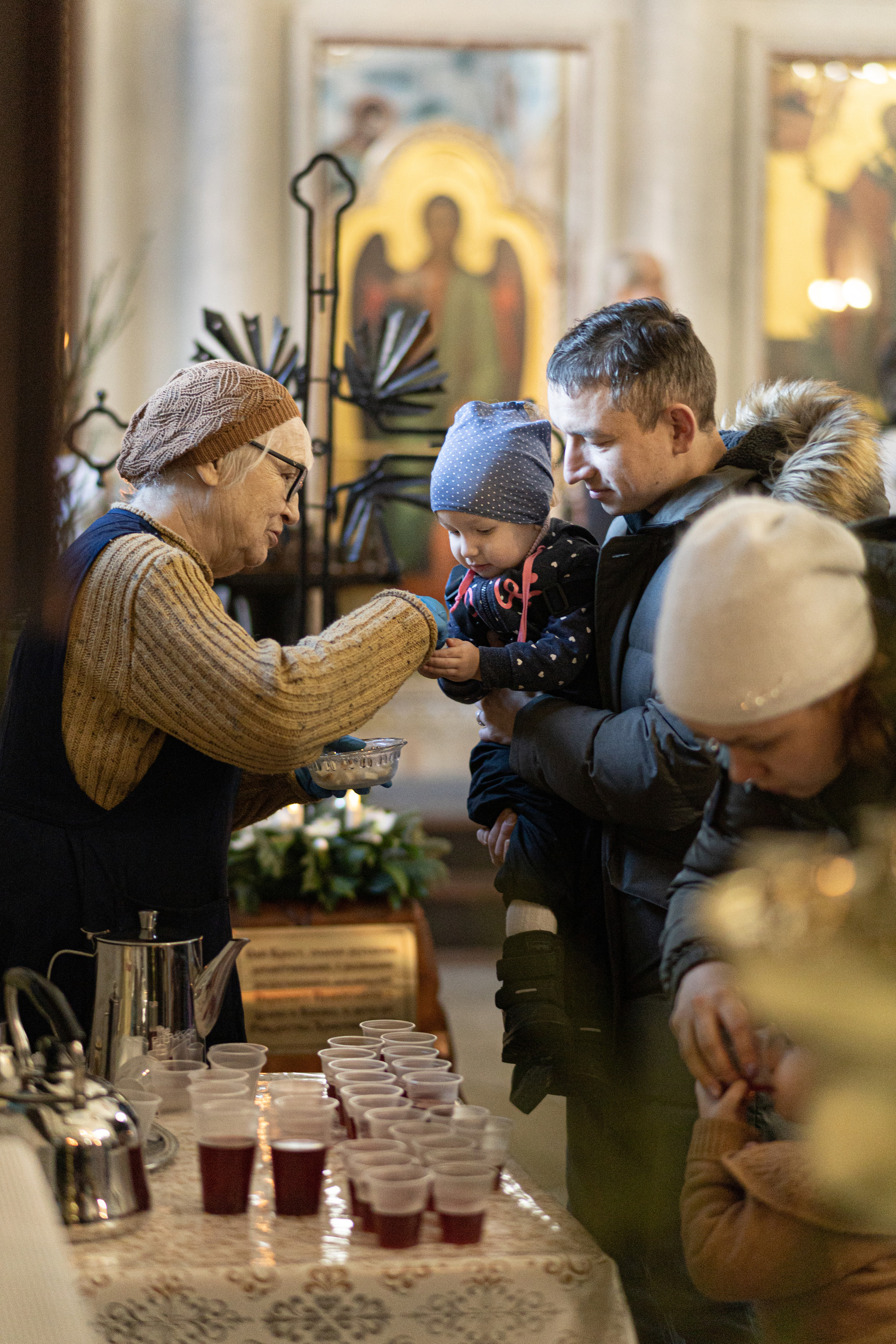 Рождественская Литургия в Благовещенском Храме ВДВ