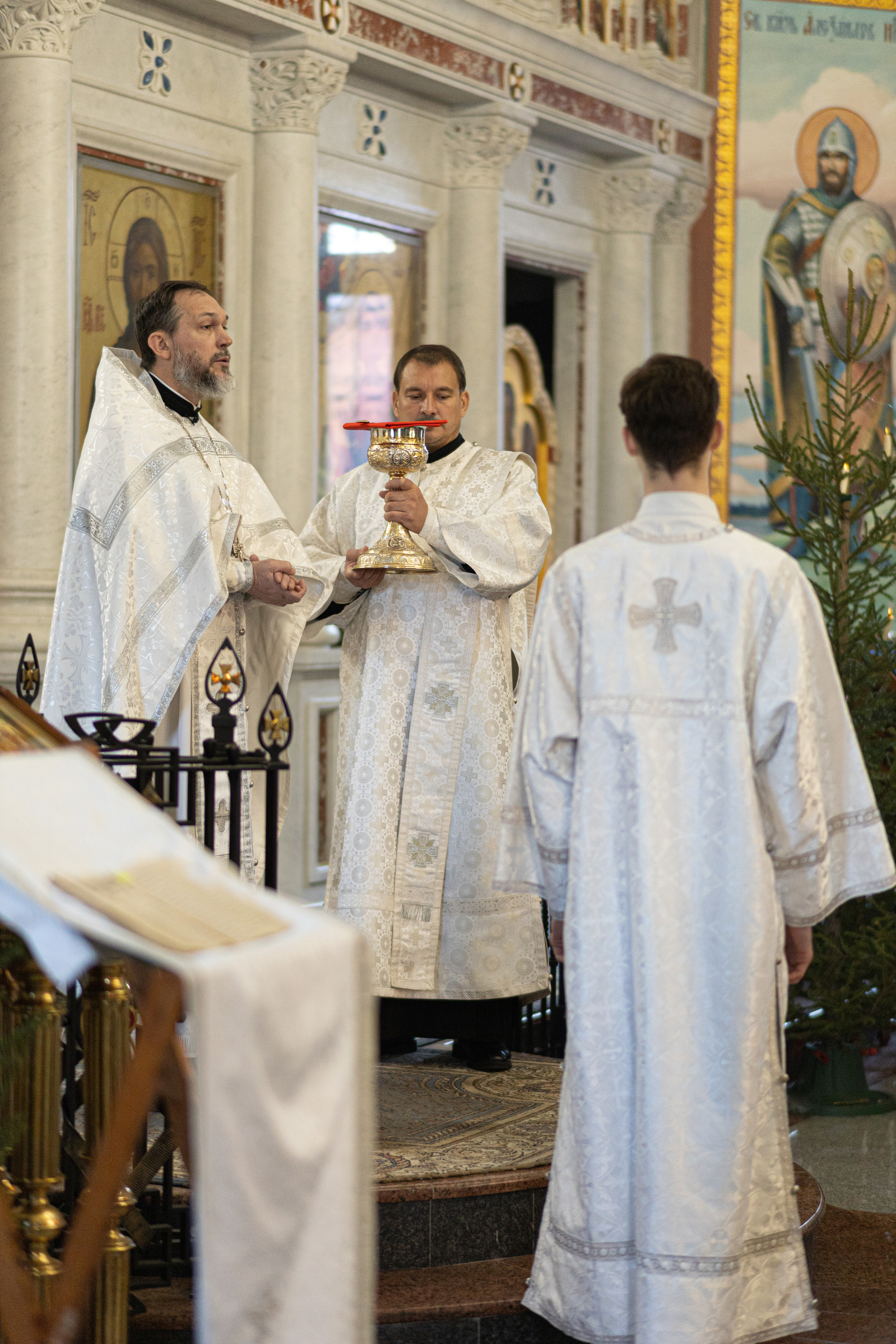 Рождественская Литургия в Благовещенском Храме ВДВ