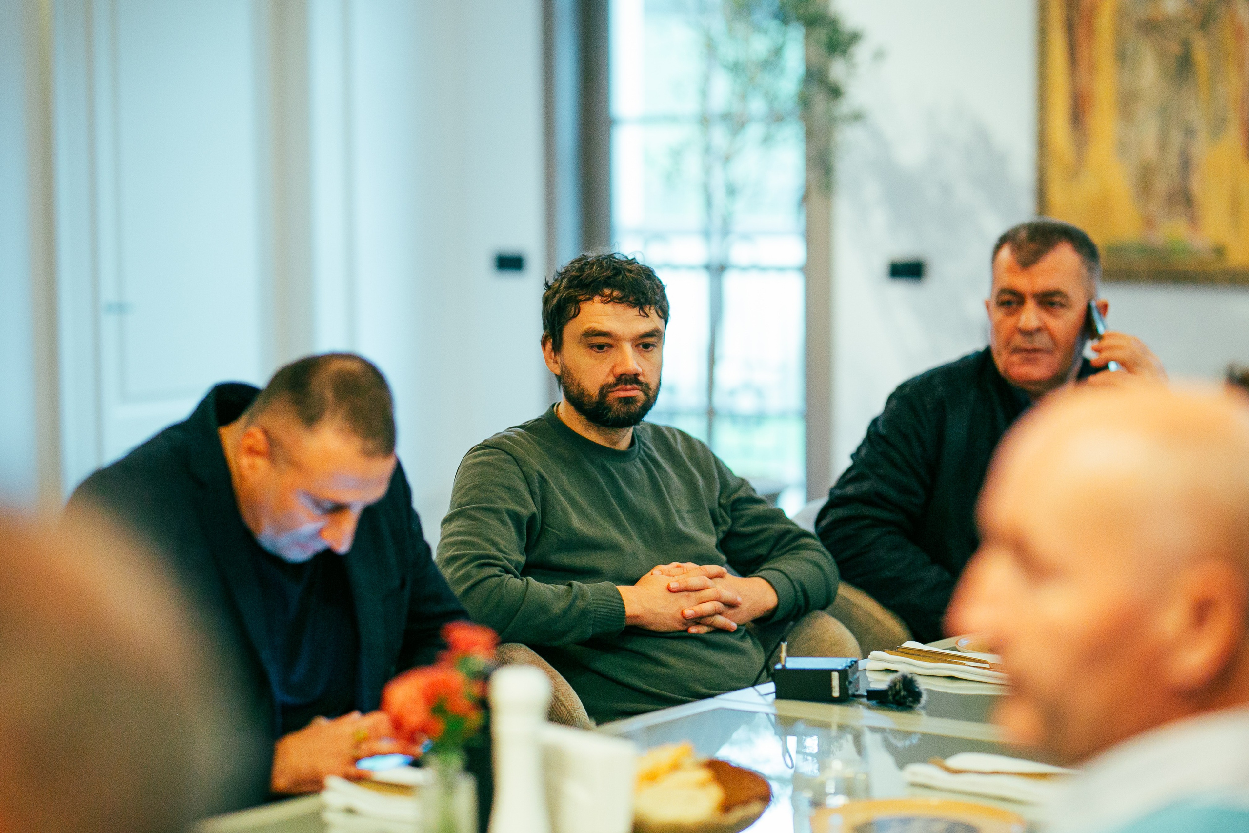 Сербская делигация в Новом Херсонесе. Фотограф в Крыму