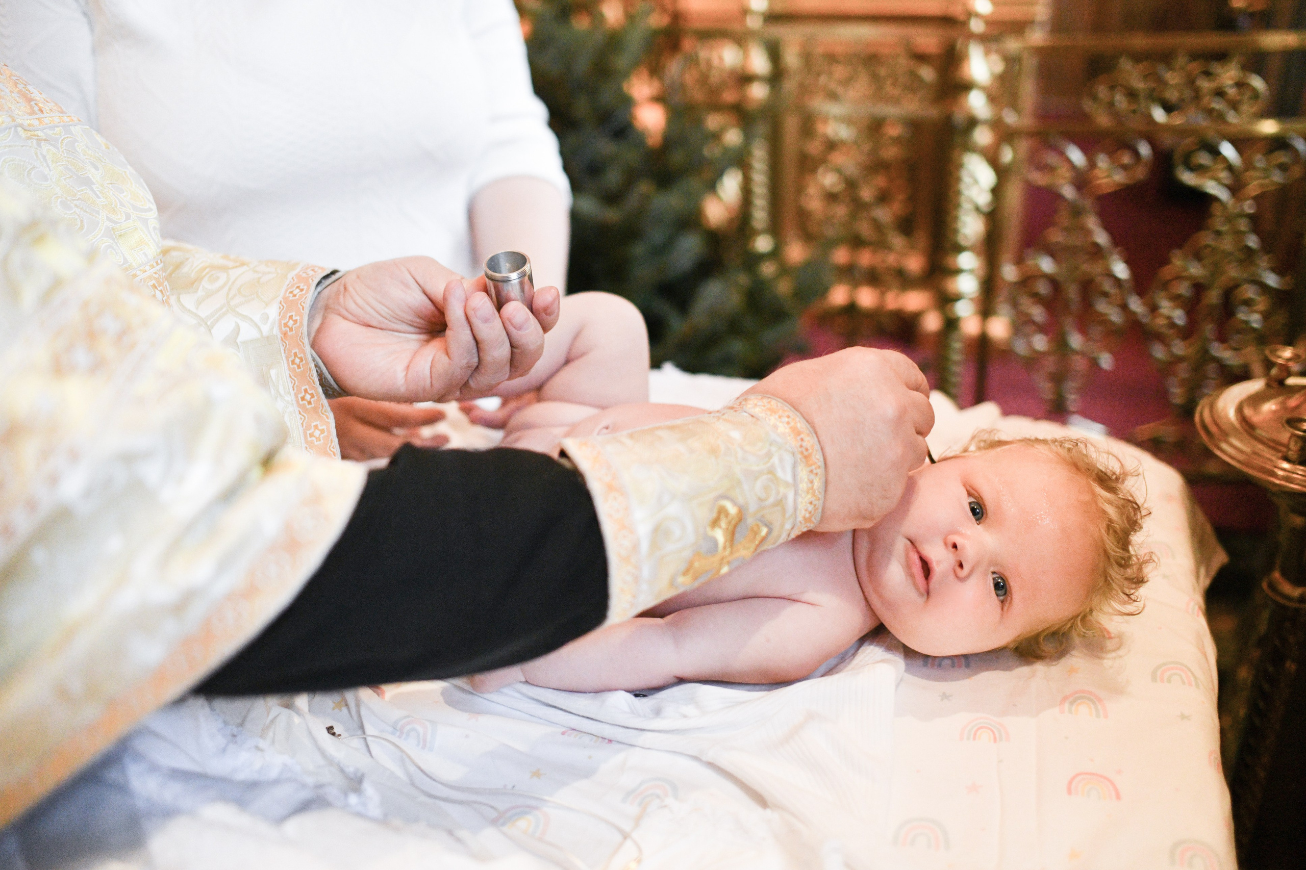 Крещение Анны. Храм Зосимы и Савватия. Гольяново. Свадебный и портретный фотограф в Москве Галина Борисова