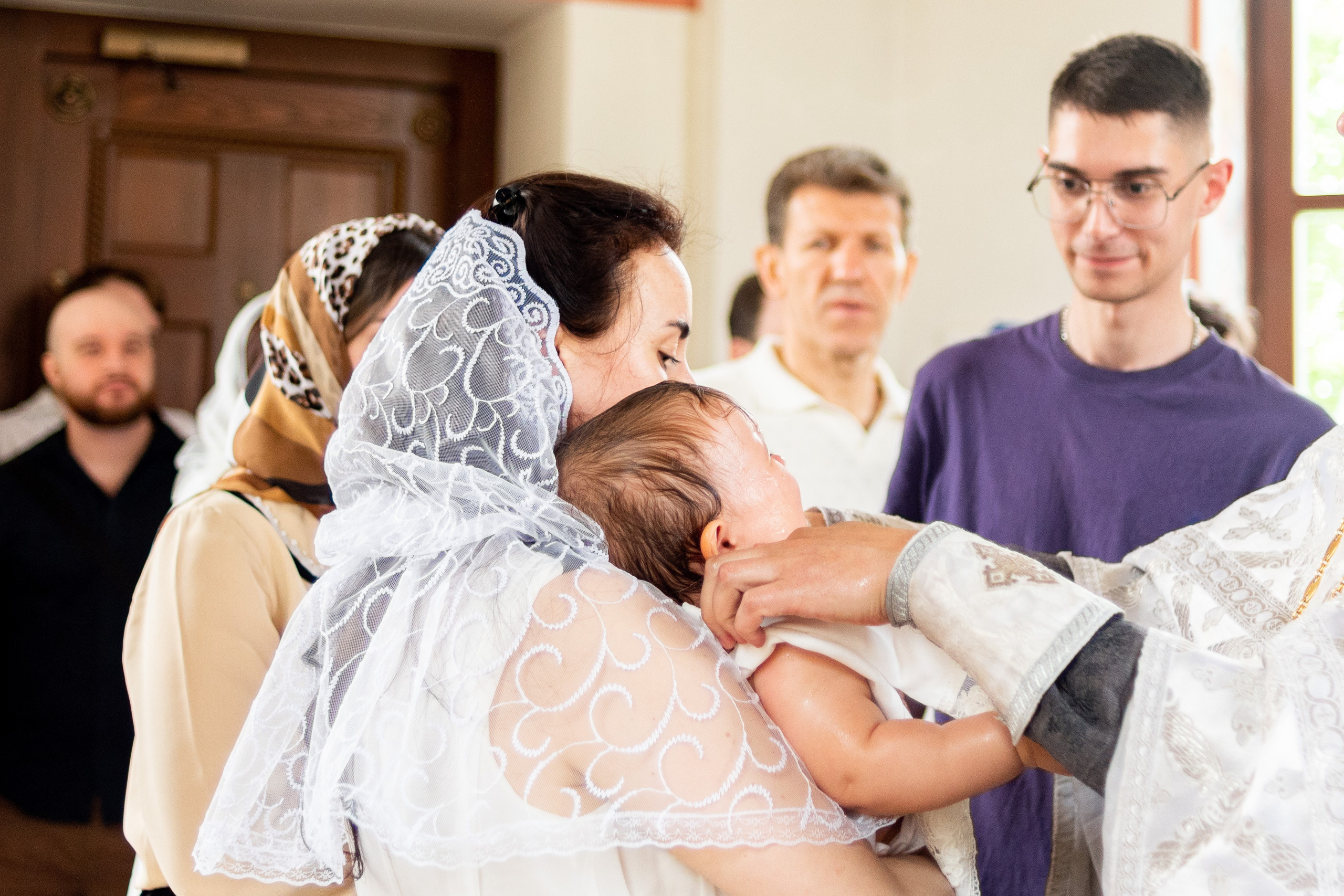 Крещение Ники. Фотограф Юлия Попова