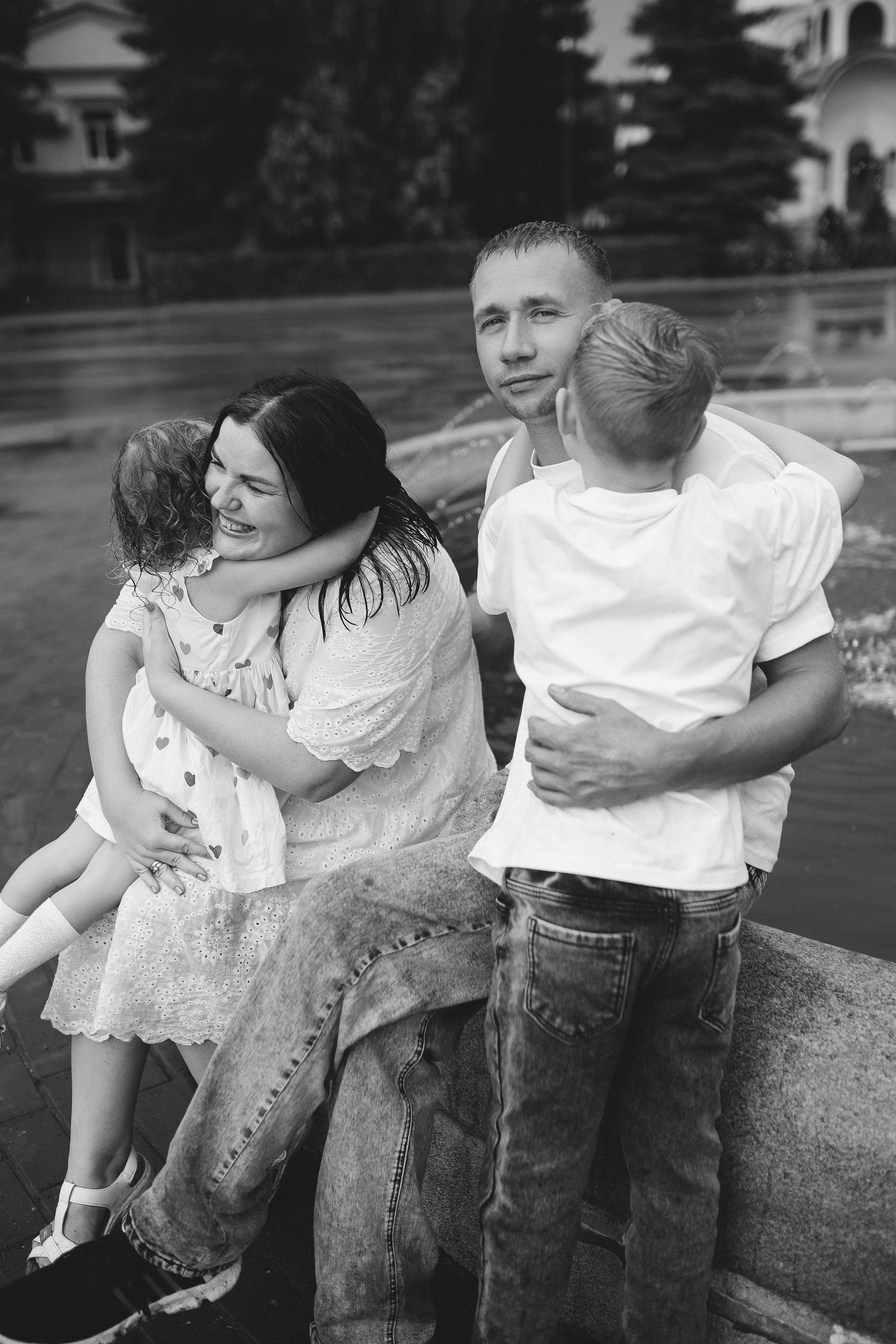 Семья Тани, Валеры, Саши и Маруси. Фотограф Самара Лена Мандарин