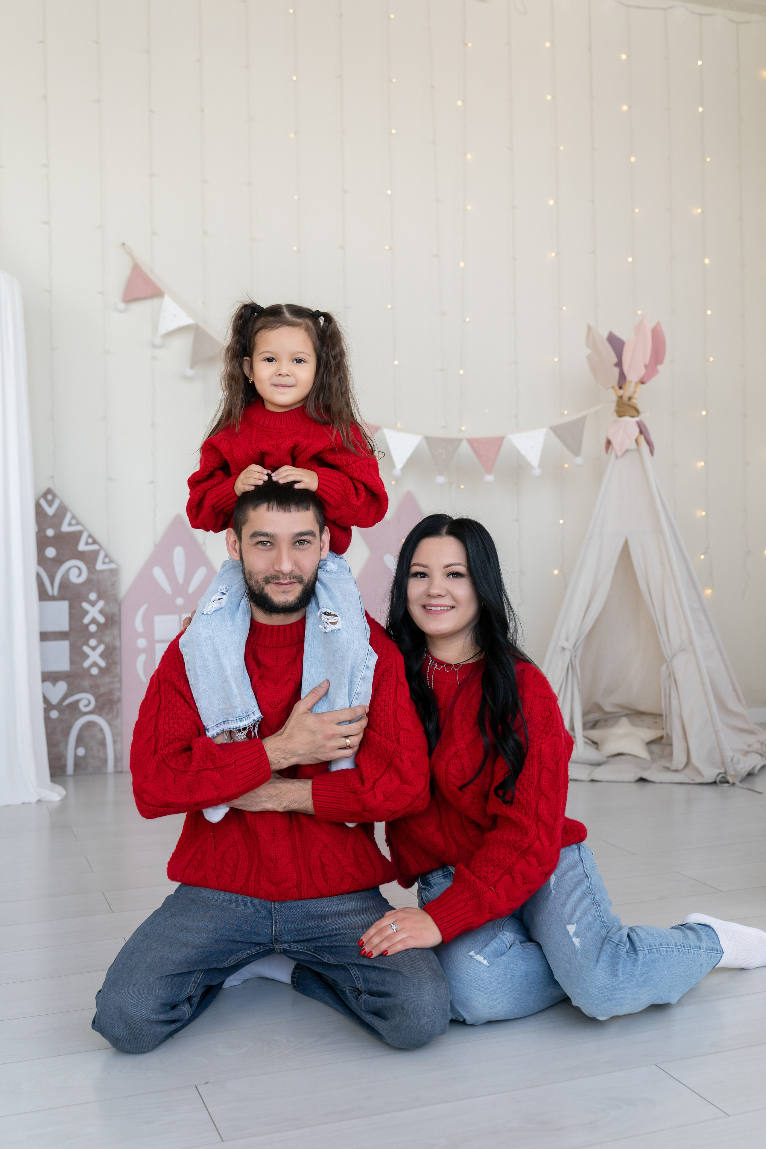 Комплекты Family look. Фотостудия Малина в городе Улан-Удэ. Фотограф Ирина Жарникова