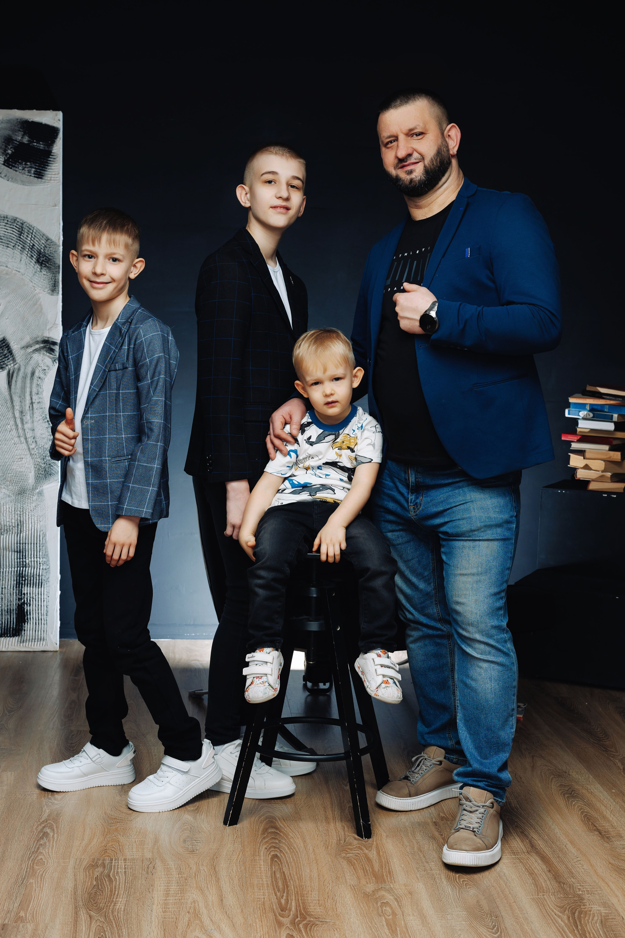 Предновогодняя  семейная съёмка 