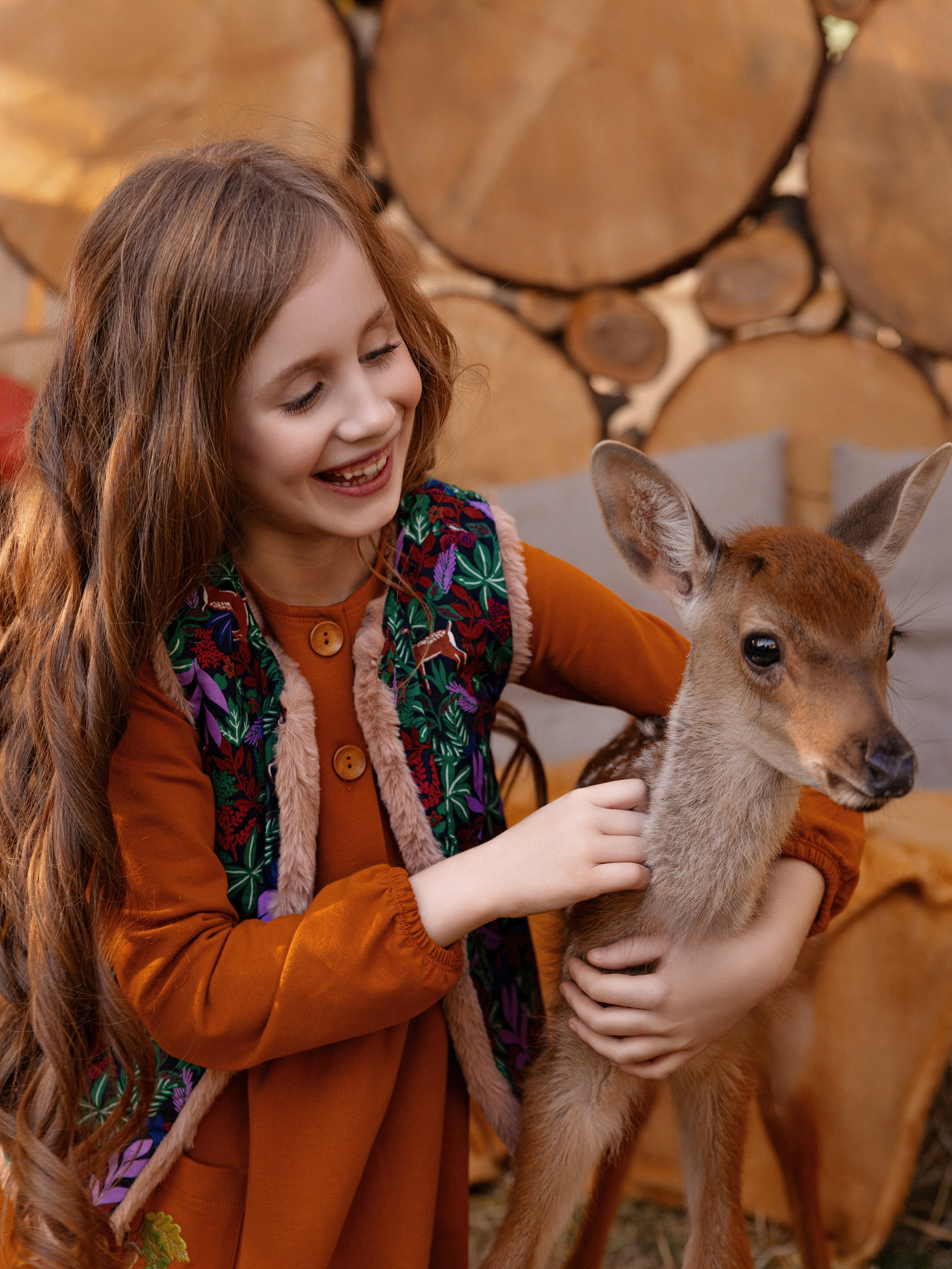 Детская фотосессия с животным. Трубинова Екатерина | Семейный фотограф | Москва