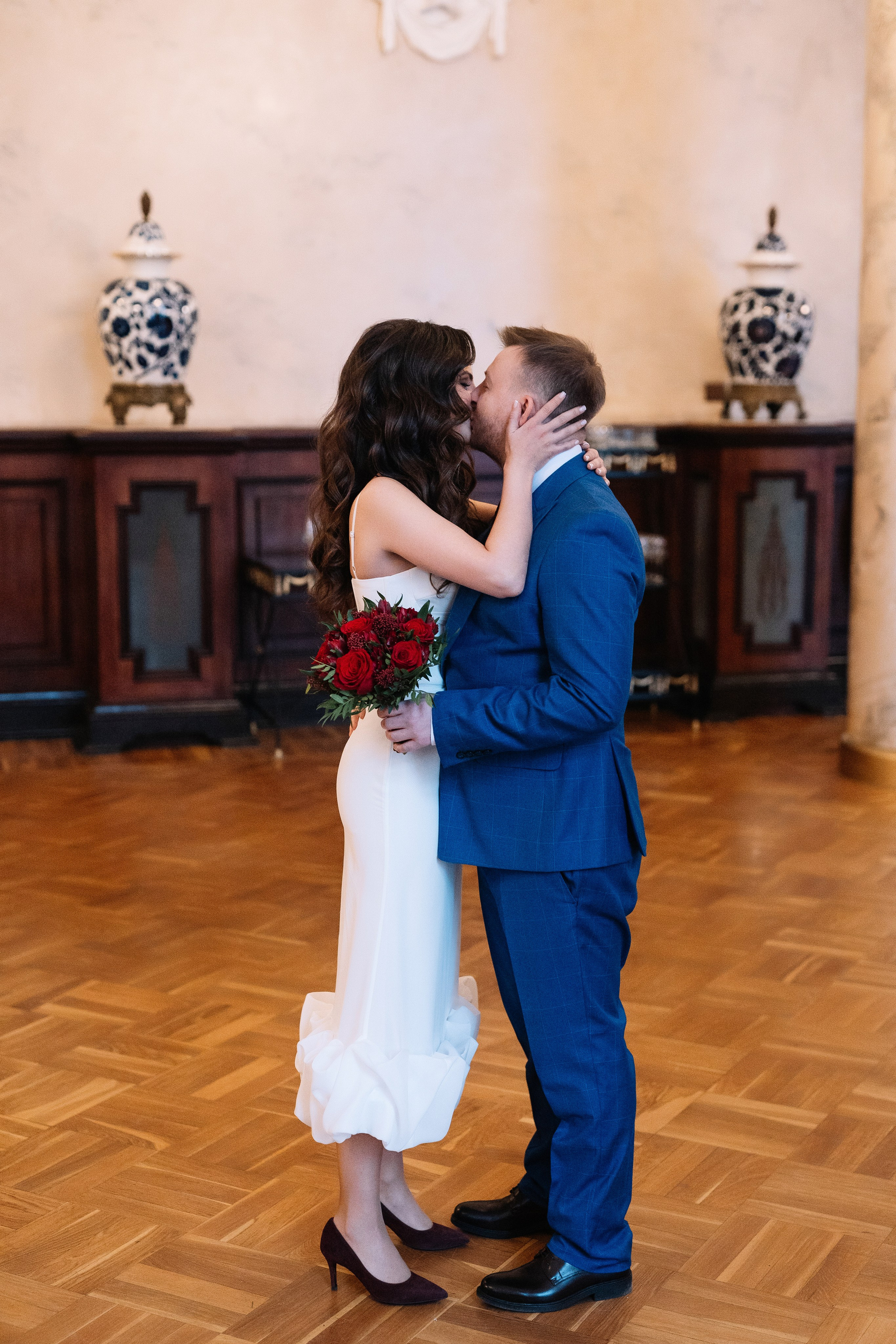 Свадебная фотосессия Лилии и Романа, прогулка в центре Москвы. Свадебный фотограф в Тамбове Павел Четвертков